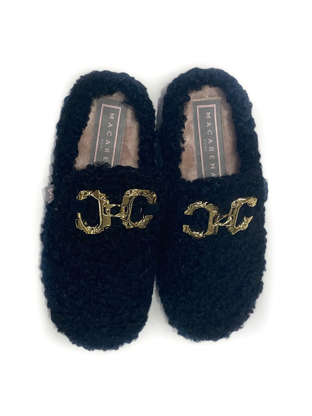 Siyah Kadın Terlik/ Panduf ( Ev ) ANAIS45-MK CIDACOS Negro-2