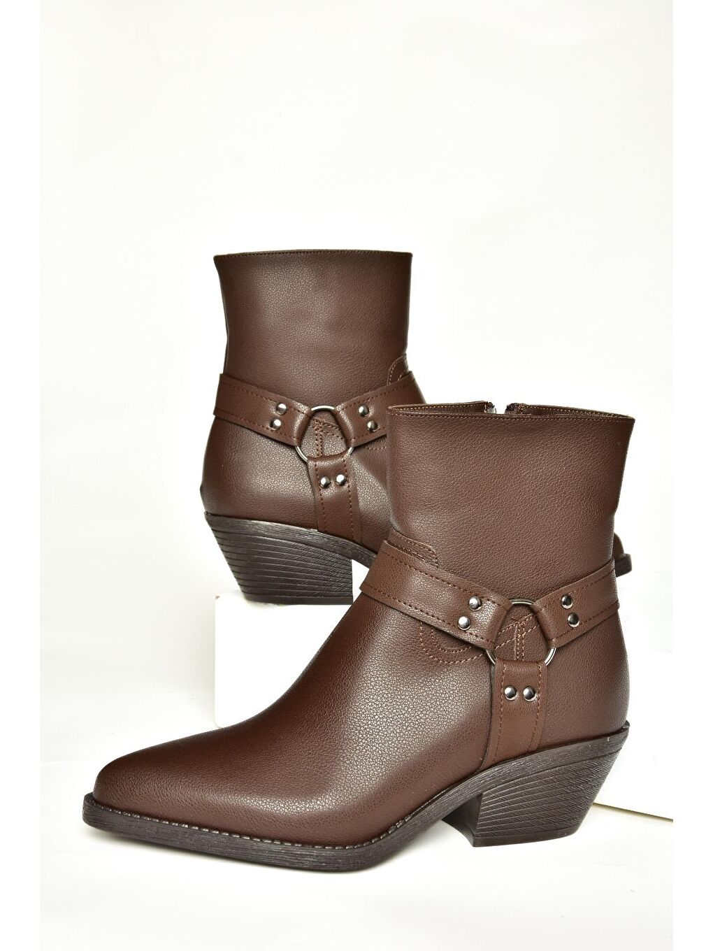 T4044006 Kahverengi Kadın Bot-5