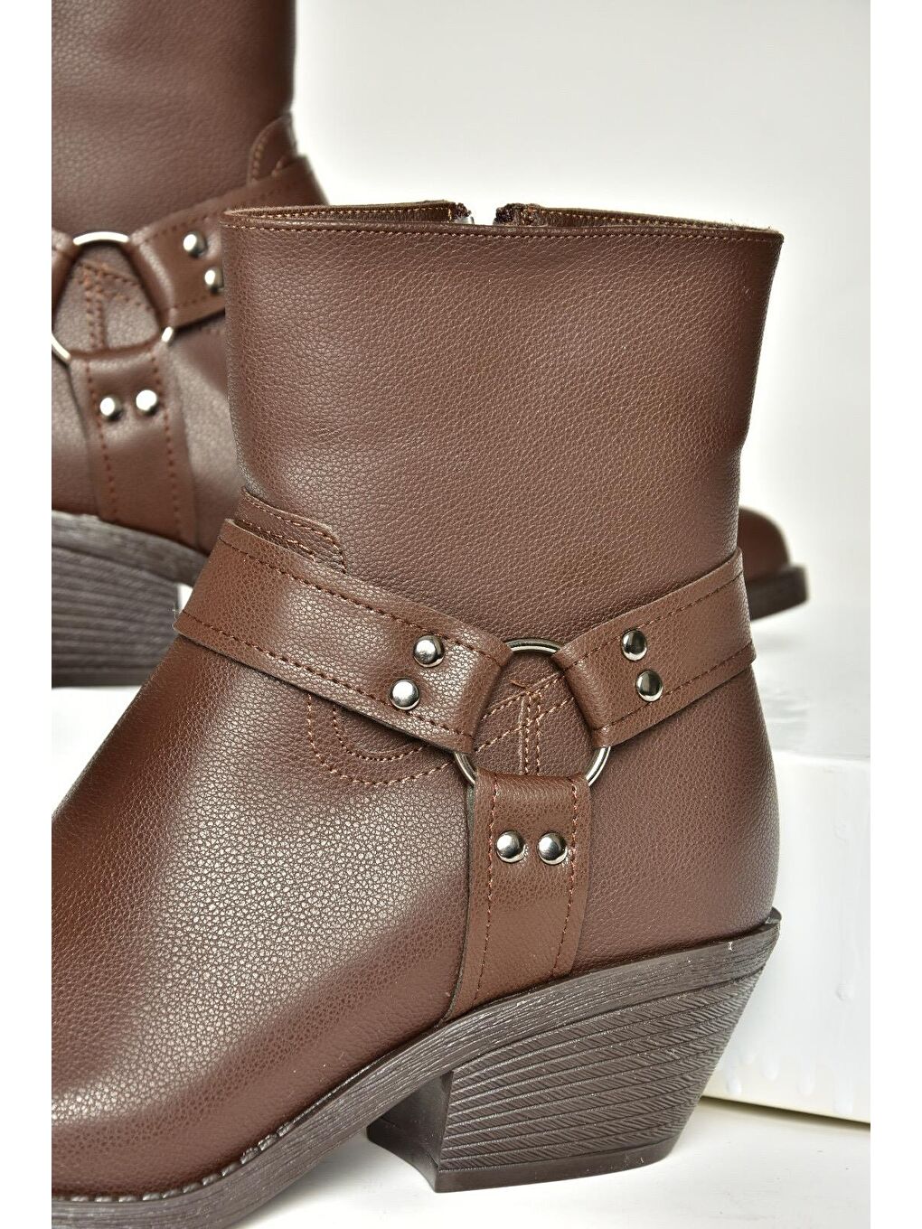 T4044006 Kahverengi Kadın Bot-6