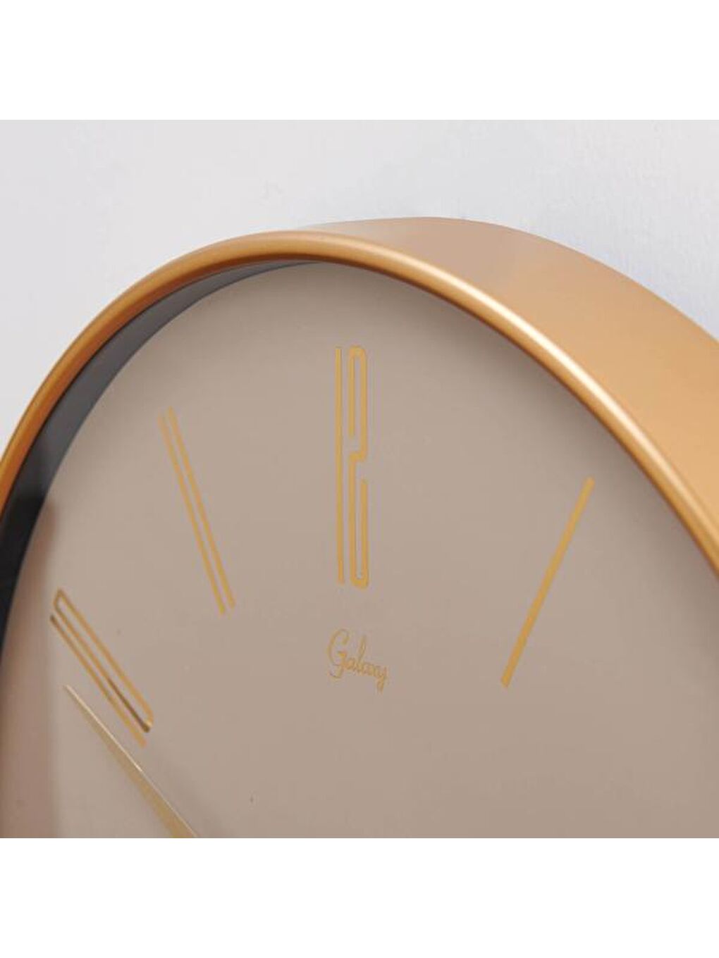 Kahverengi Exclusive Duvar Saati - Gold - 41 cm-1
