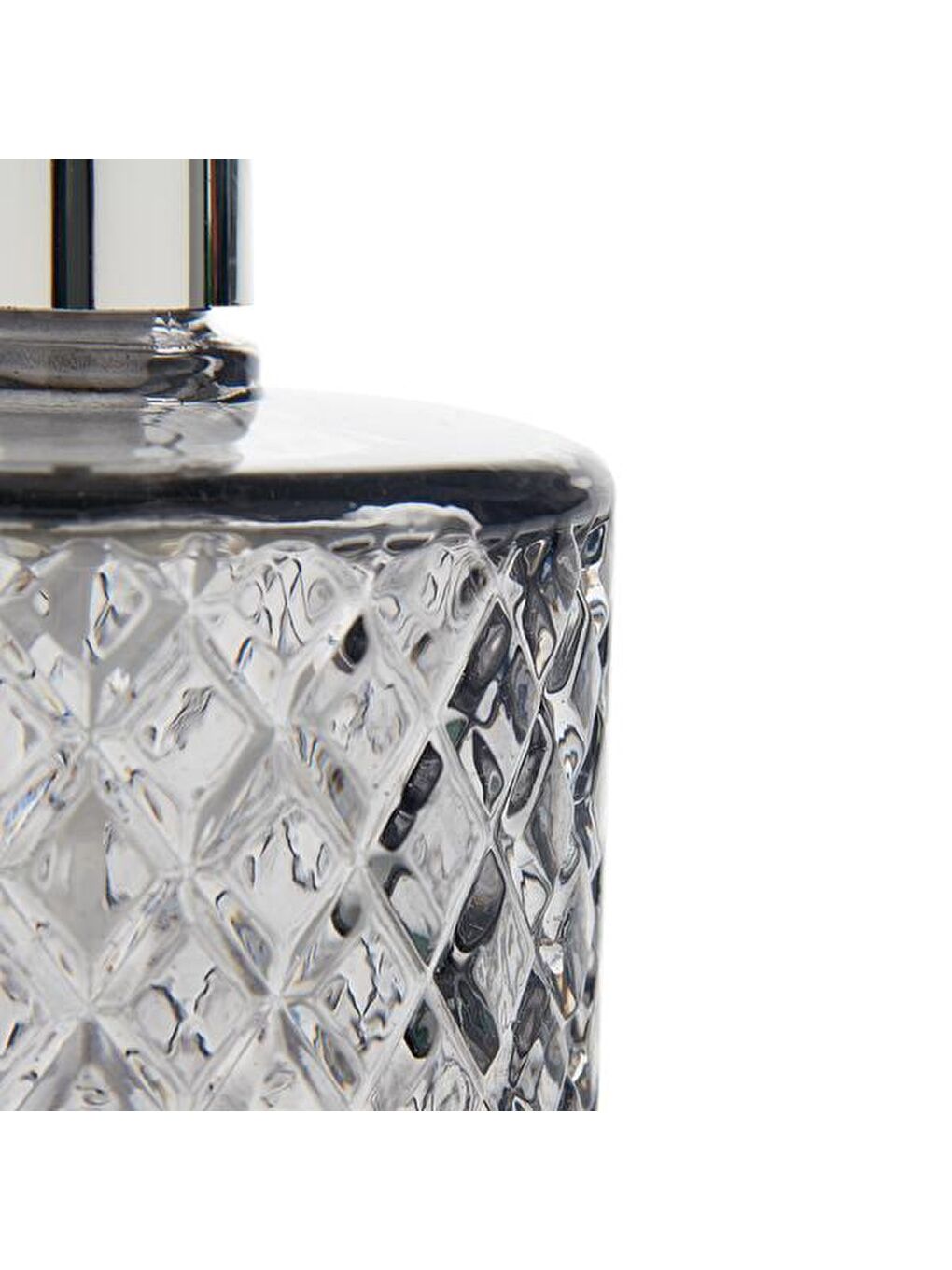 Gri Kristal Cam Sıvı Sabunluk - Füme-3