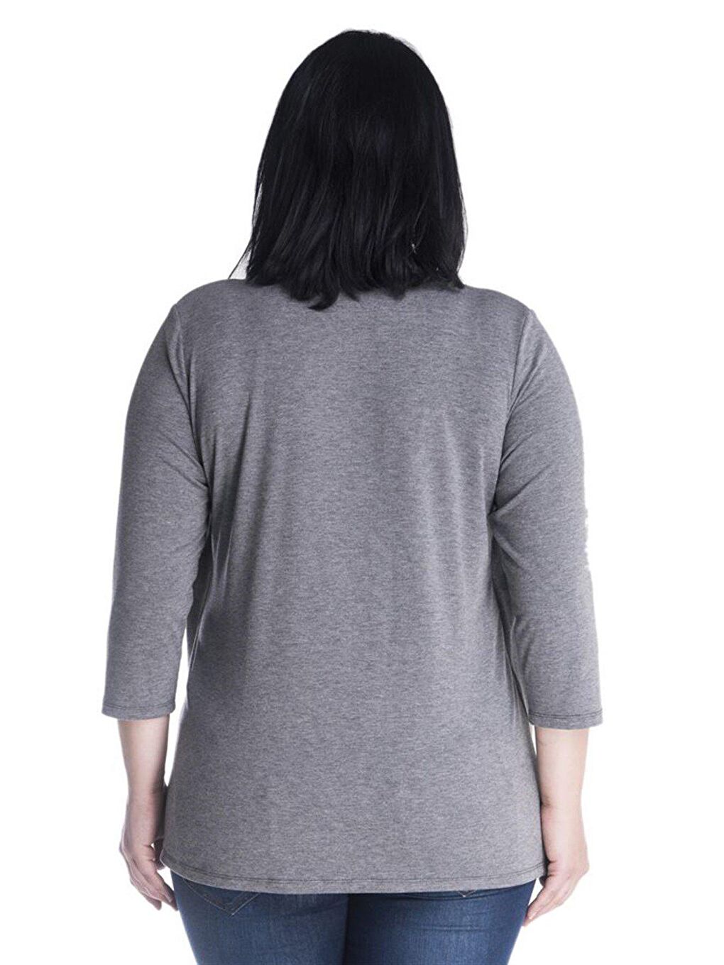 Gri Önü Baskılı Atlet Ve Hırka İkili Takım-2