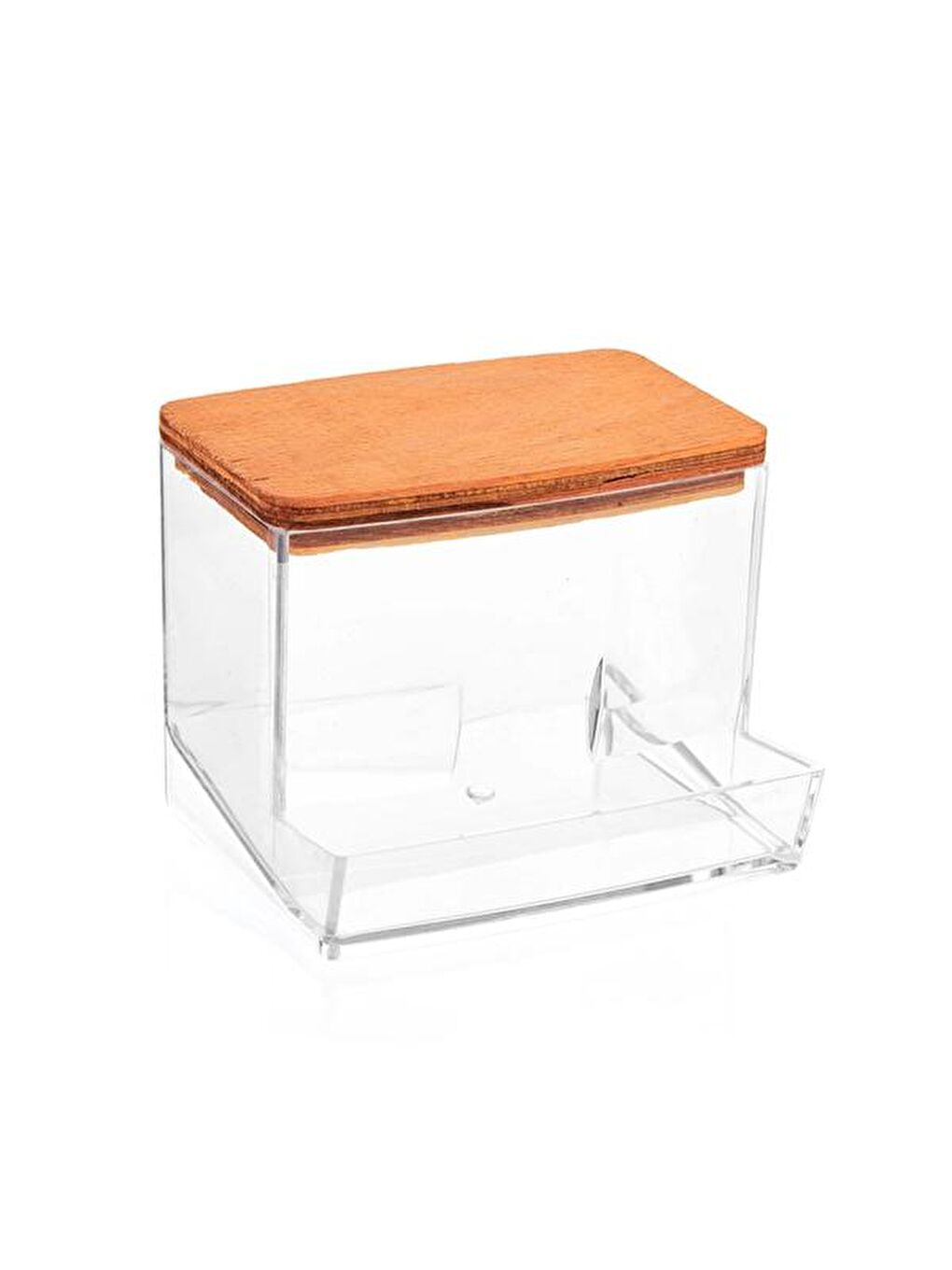 Renksiz Ahşap Kapaklı 3'lü Organizer Seti-7