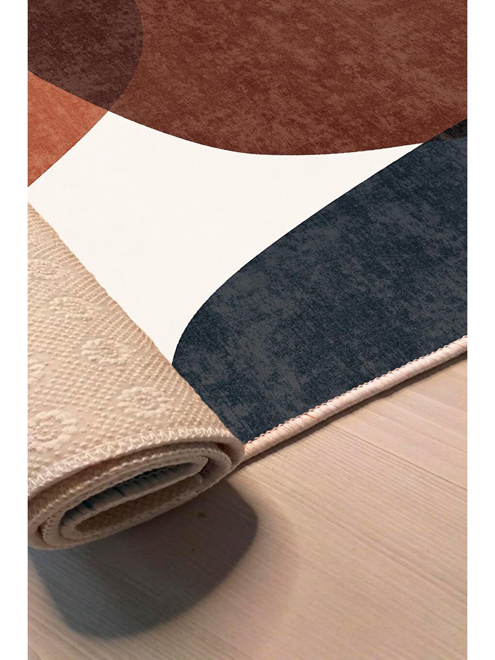 Karışık Dekoratif Özel Tasarım Modern Halısı 60x100 cm-4