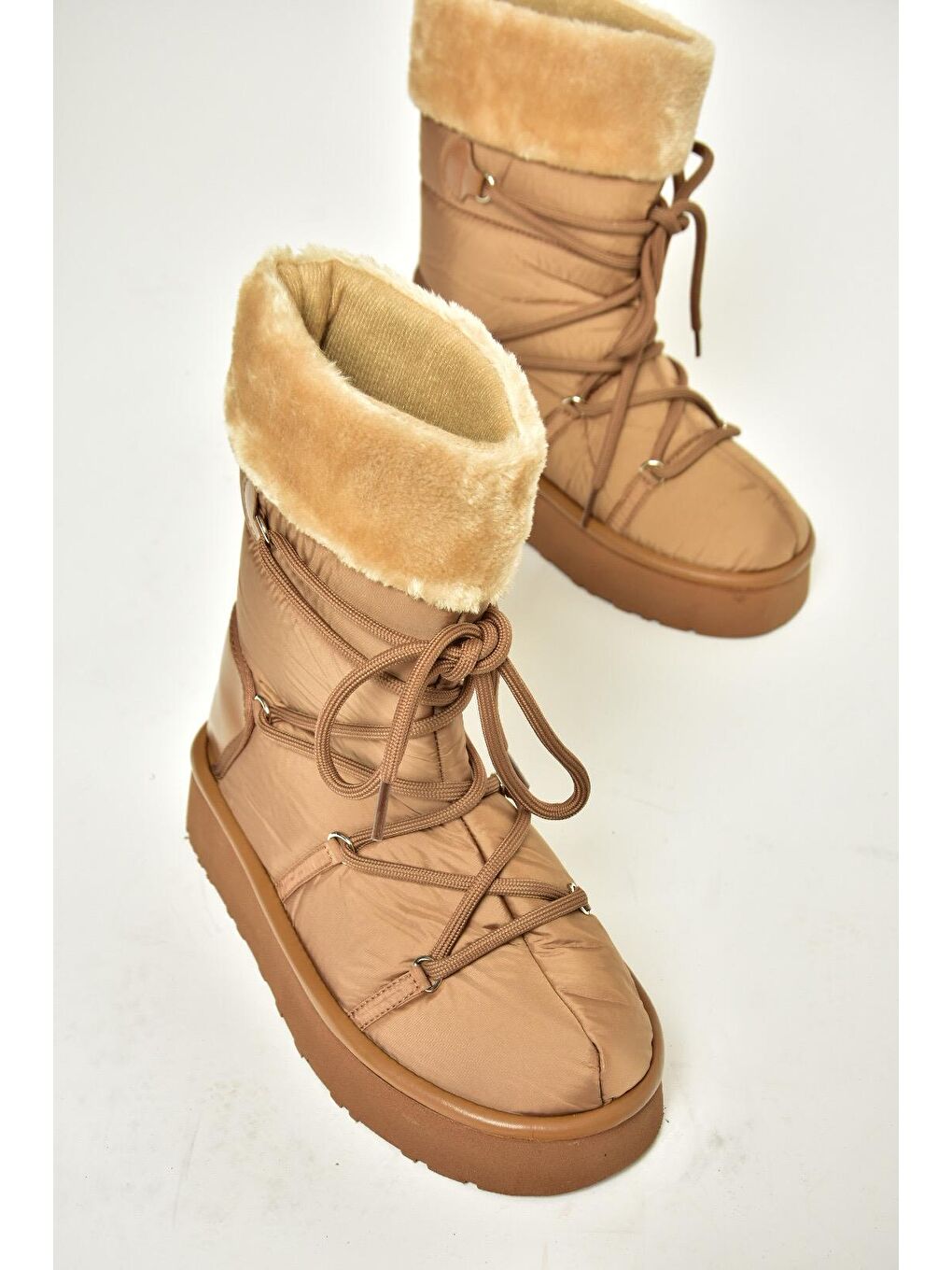 Kahverengi T4763830 Taba Kadın Bot-4