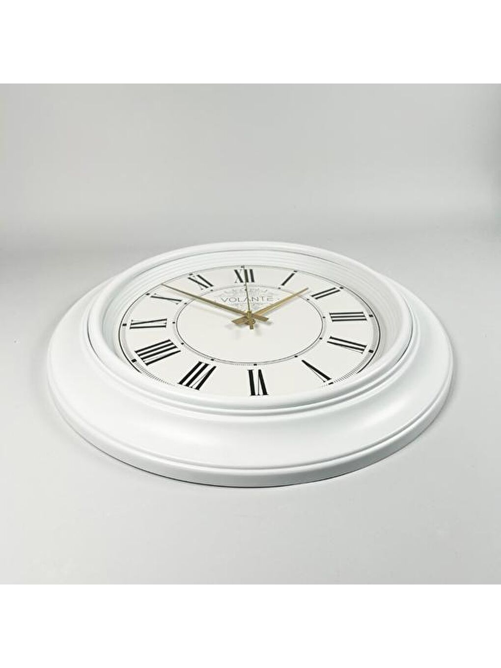 Rustik Duvar Saati - Beyaz - 45 cm-1