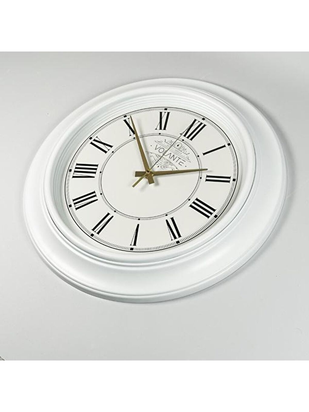 Rustik Duvar Saati - Beyaz - 45 cm-2