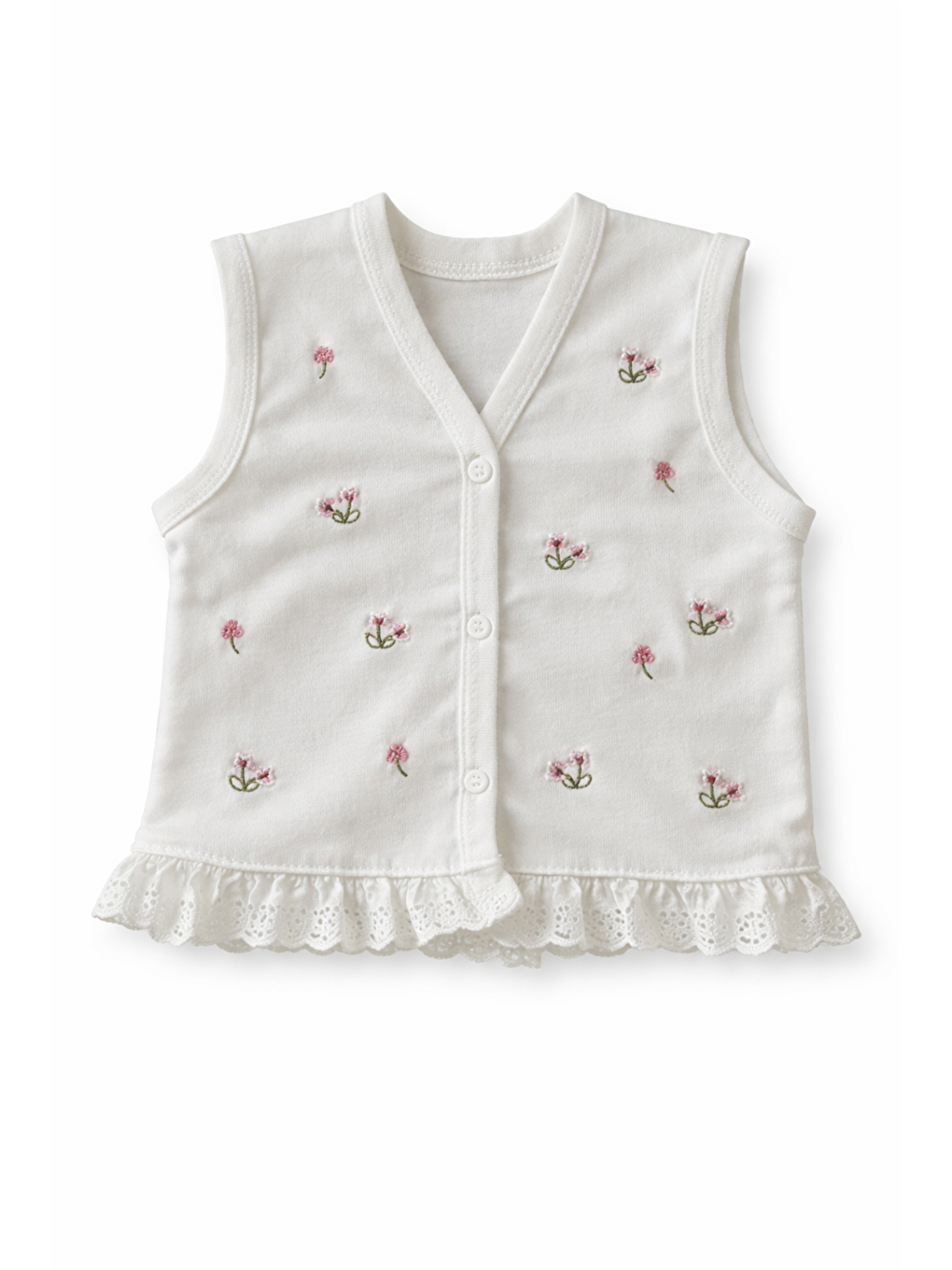 Beyaz Be happy Çiçekli Kutulu Lüx 10lu Hastane Çıkış Seti Yenidoğan Hediyelik Premium Pamuklu-6