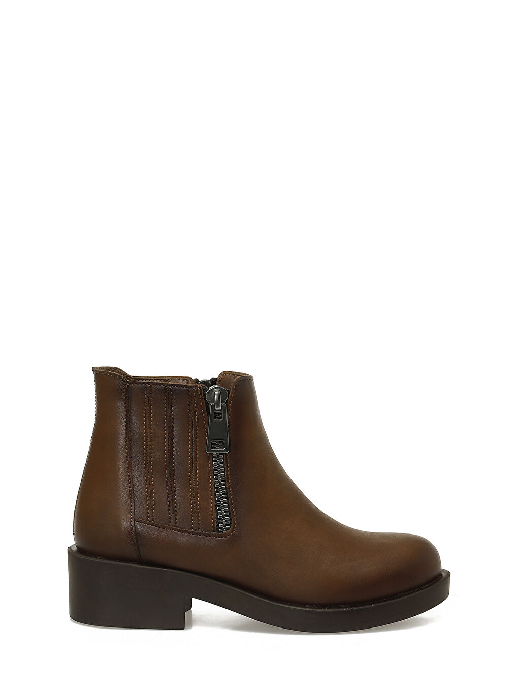 Kahverengi 24K-855 5PR Taba Kadın Düz Bot