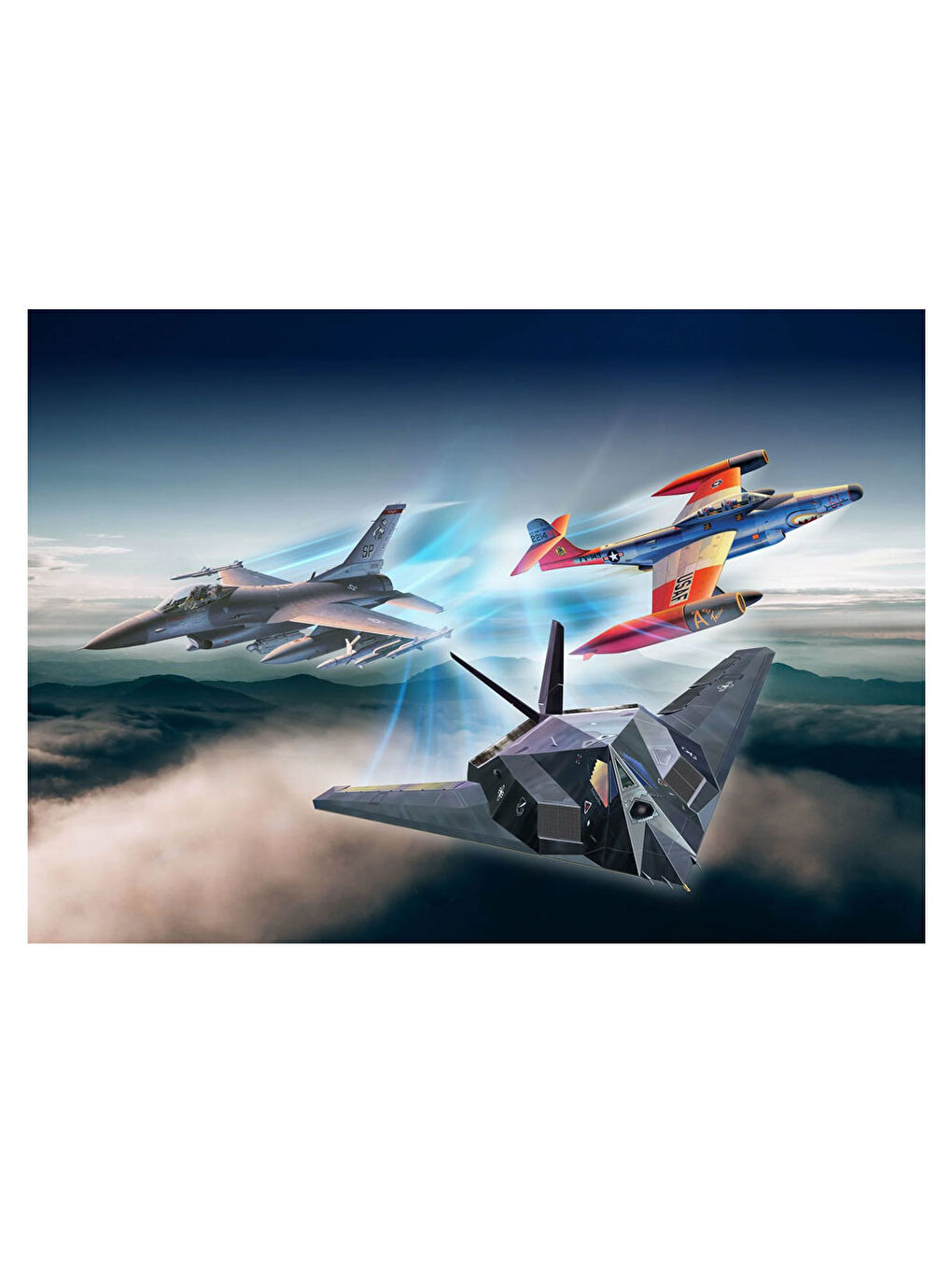 Revell Renksiz Maket Gift Set US Air Force 75. Yıl Dönümü 5670 - 2