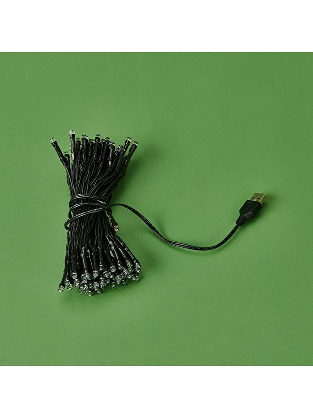 Karışık 100 Led Işık Zinciri - Renkli - 10 m