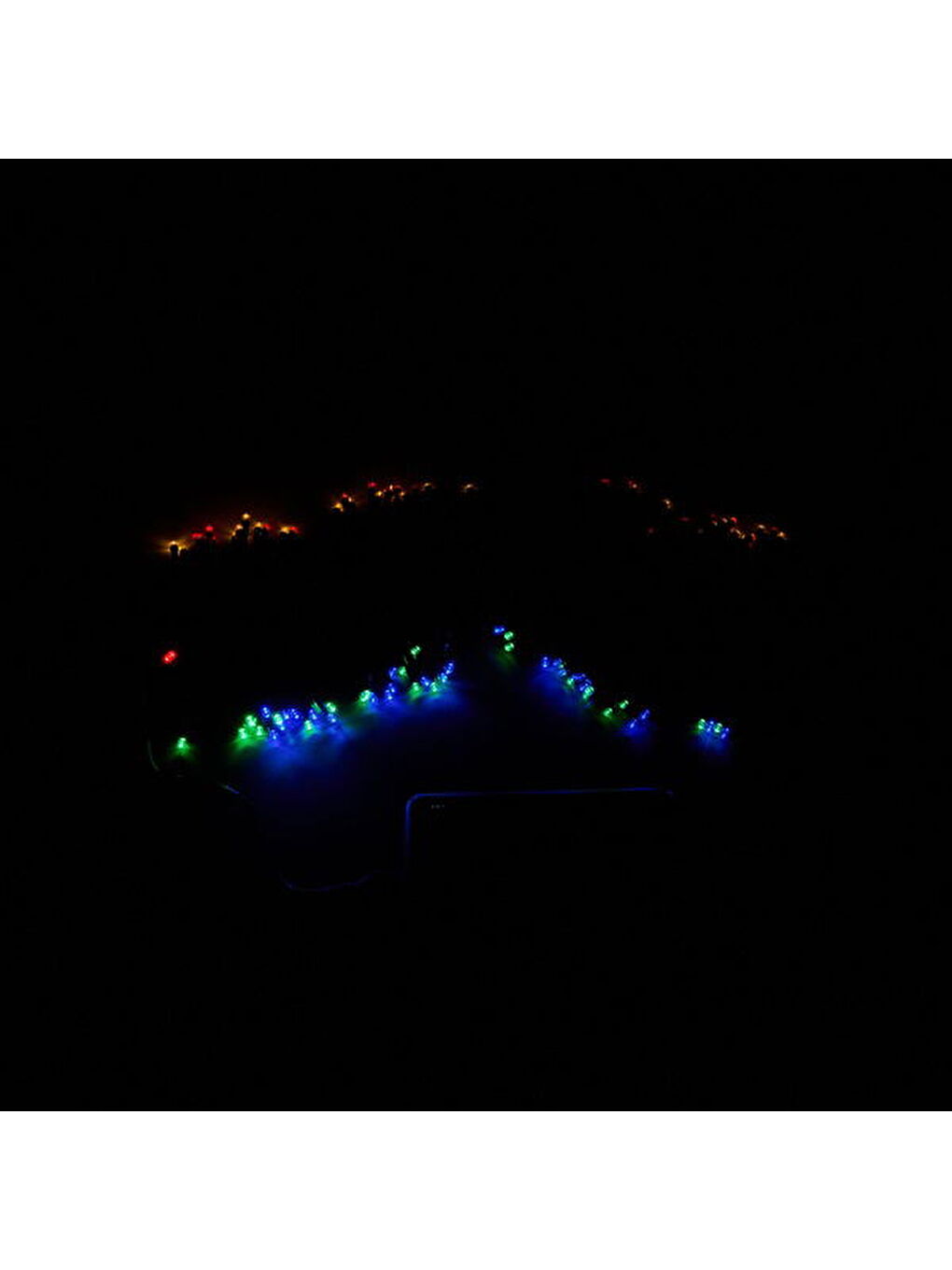 Karışık 100 Led Işık Zinciri - Renkli - 10 m-2