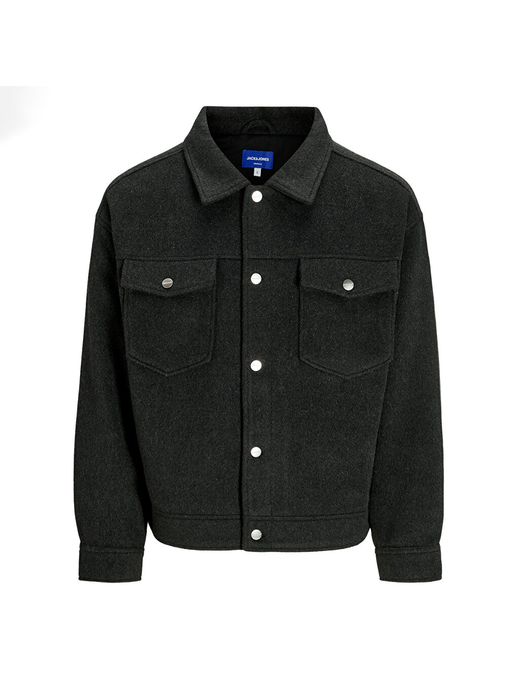 Ridgewood Melange Overshirt Erkek Siyah Ceket