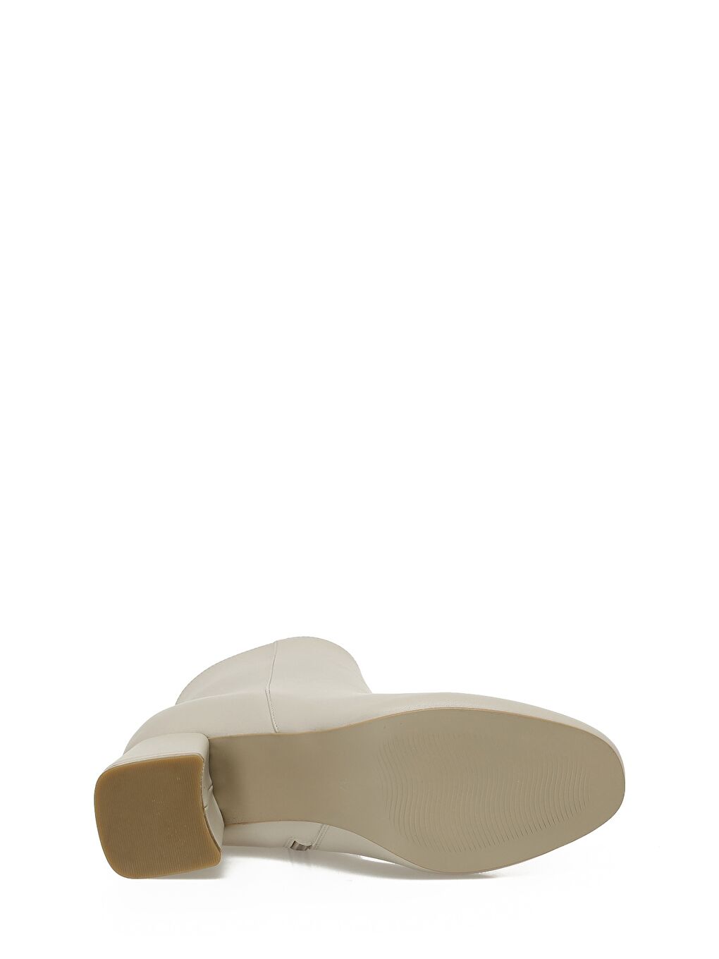 21K-256 5PR Bej Kadın Topuklu Bot-5