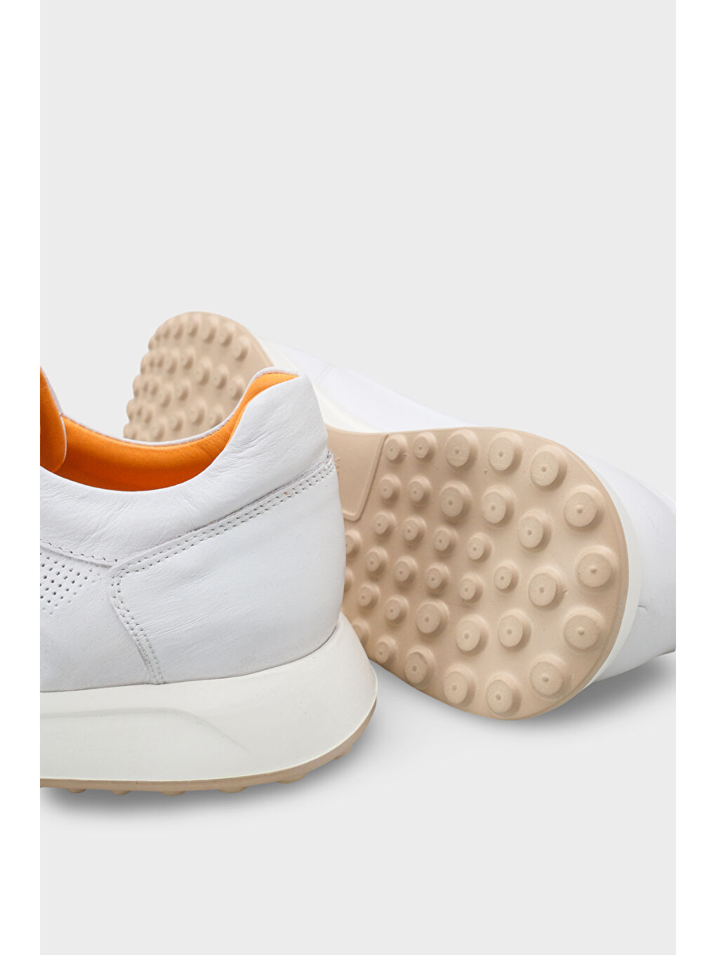 Beyaz Ramsey Hakiki Deri Erkek Günlük Spor Ayakkabı Sneaker-3