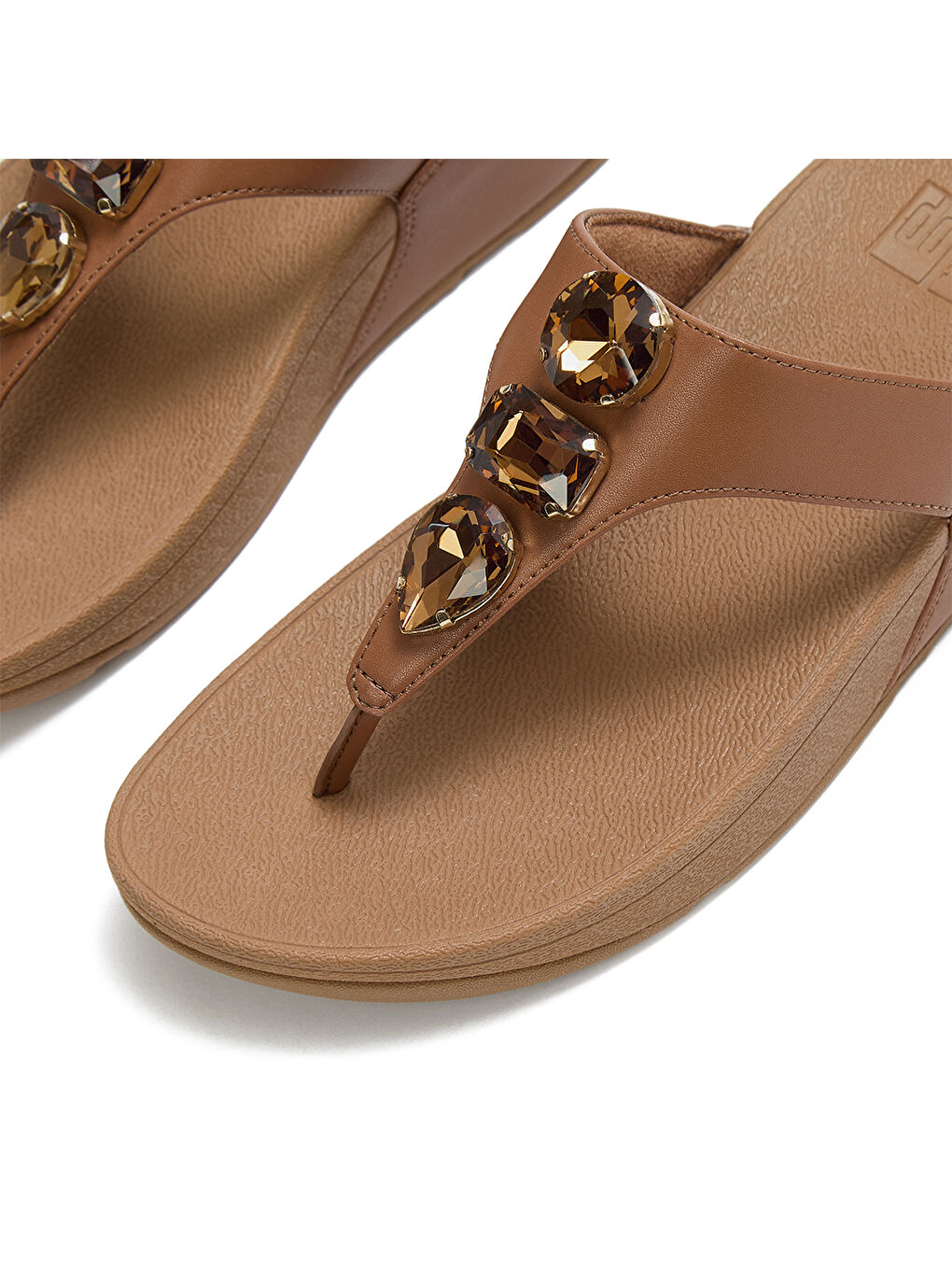 Karışık Kahverengi Kadın Parmak Arası Terlik-3