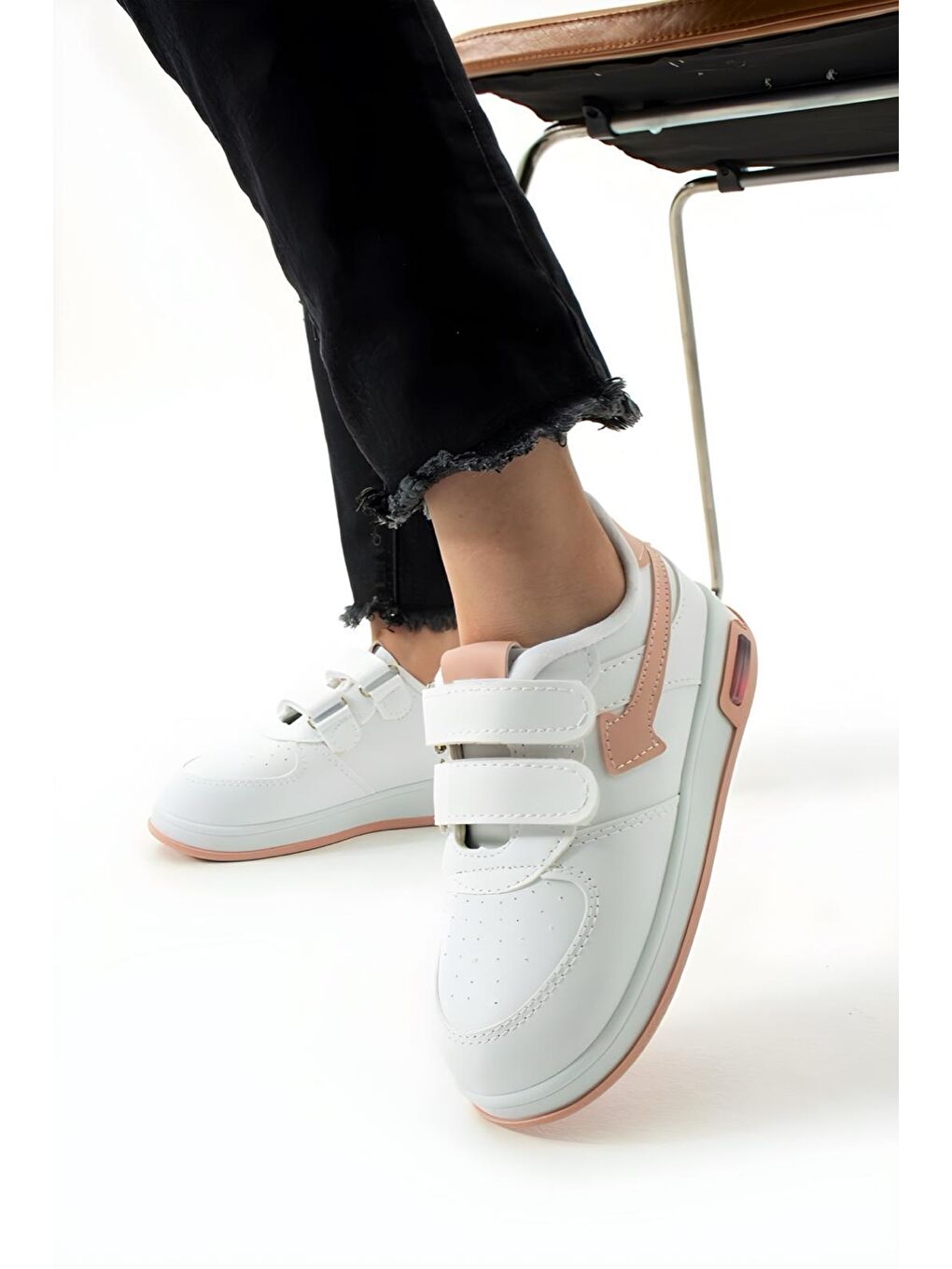 Beyaz Wints Erkek Kız Bebek Çocuk Işıklı Çocuk Spor Ayakkabı