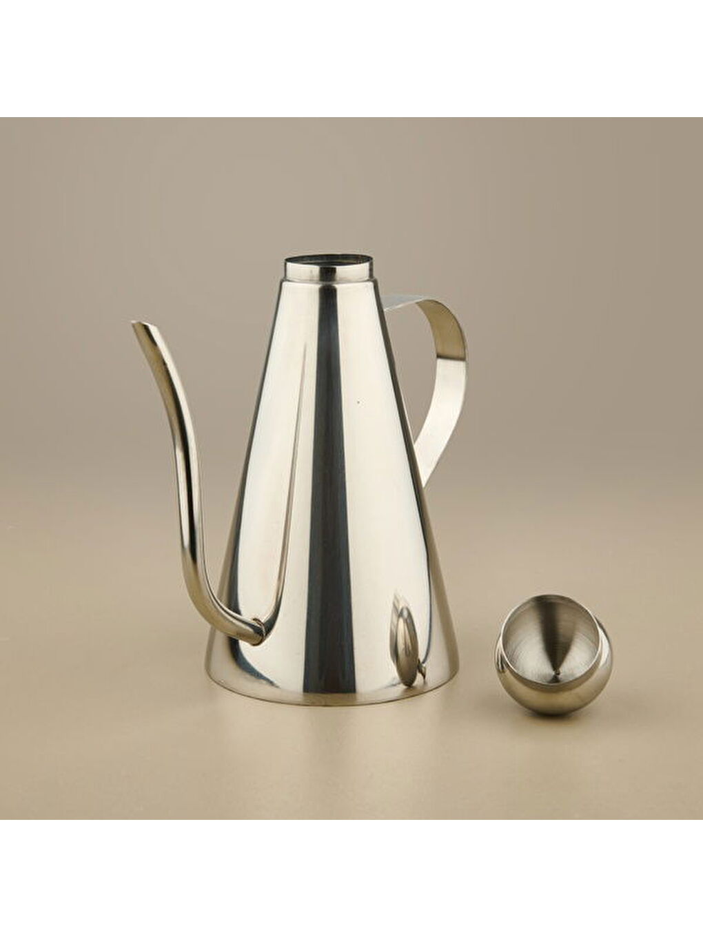 Gri Çelik Yağdanlık - Inox - 1 lt-1