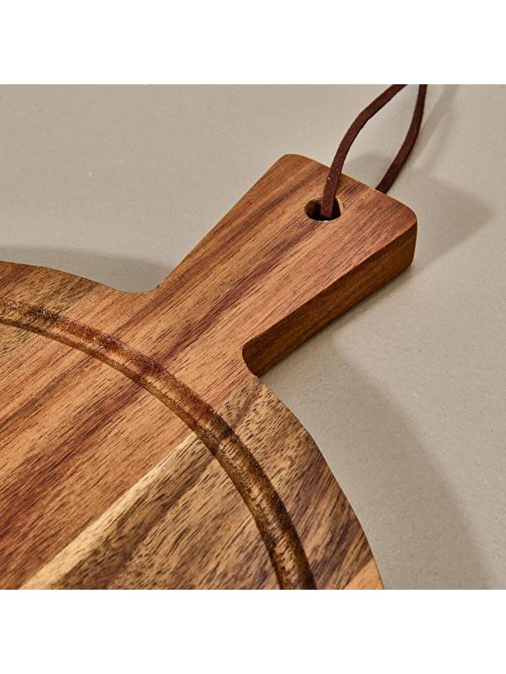 Akasya Kesme Tahtası - Kahverengi - 32x25 cm-1