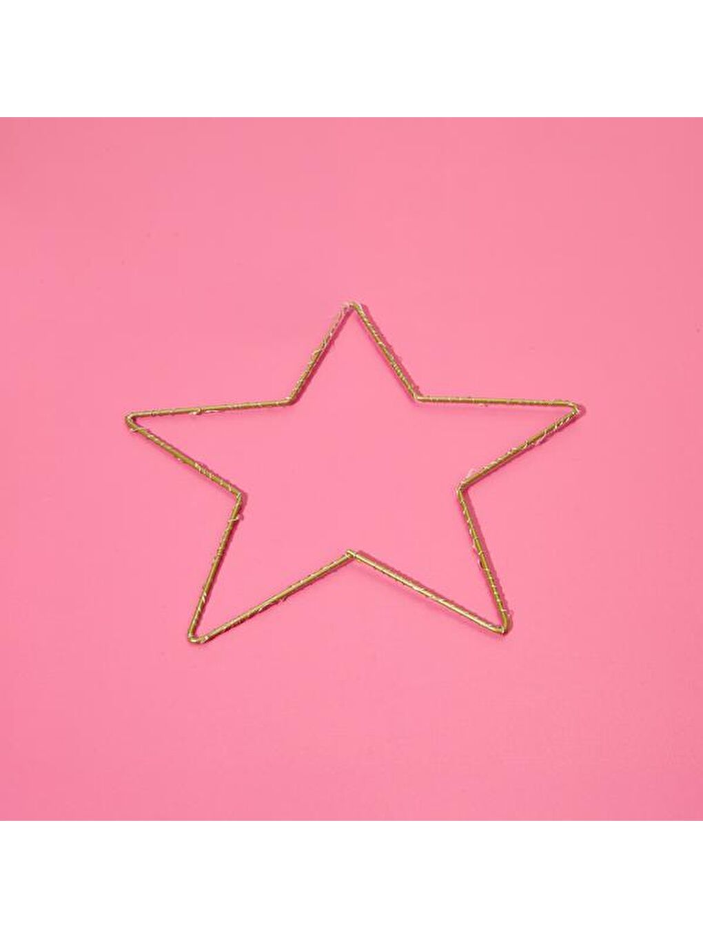 Star Dekoratif Aydınlatma - Sarı - 29,5 cm-1