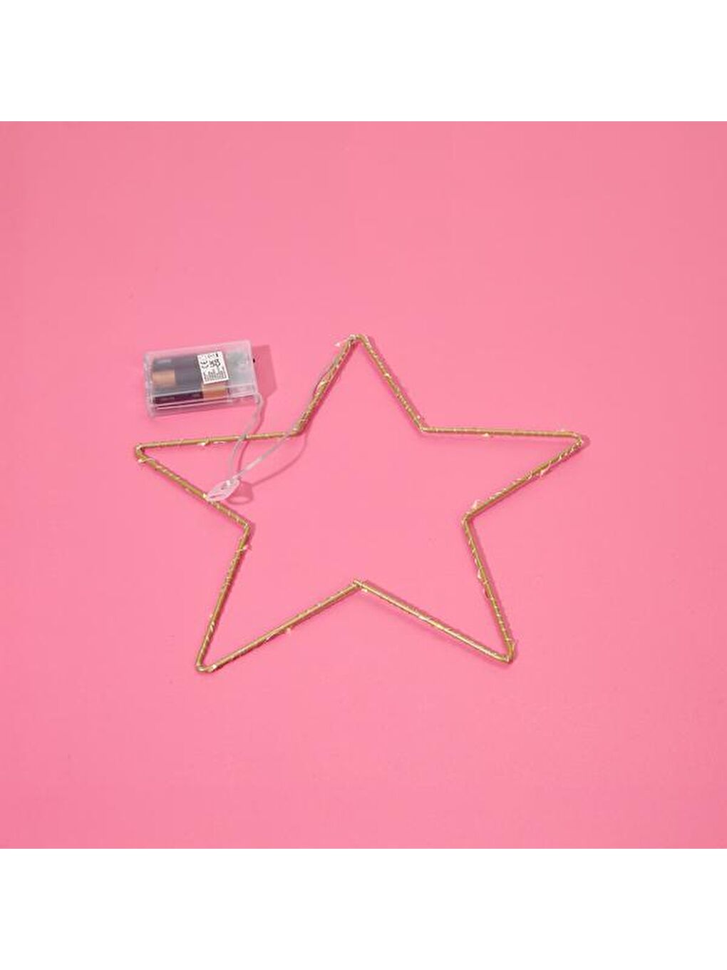 Star Dekoratif Aydınlatma - Sarı - 29,5 cm-2