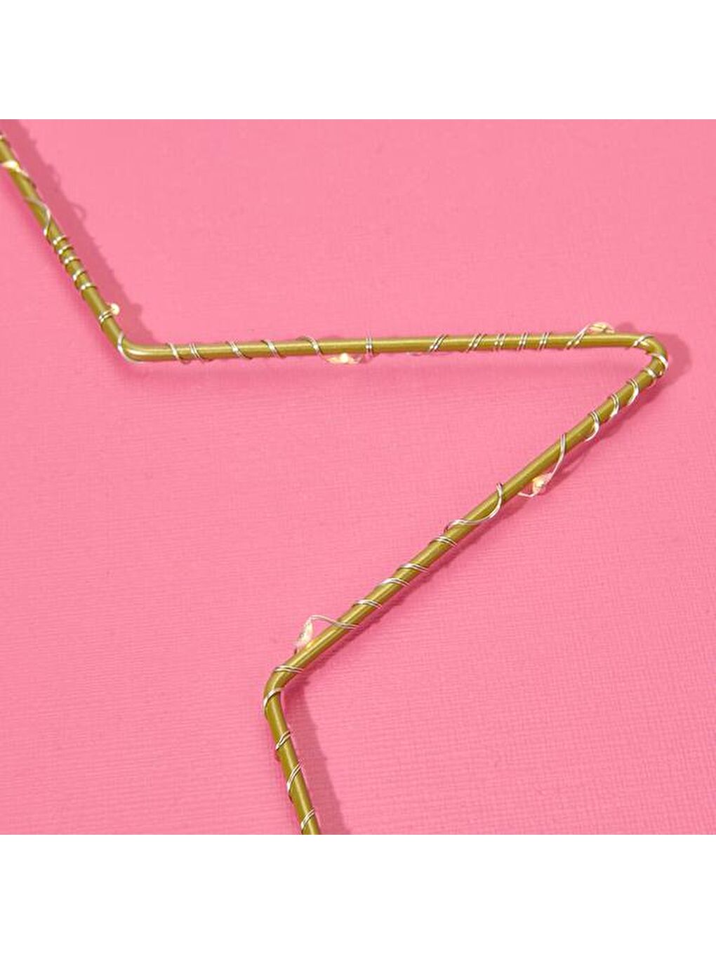 Star Dekoratif Aydınlatma - Sarı - 29,5 cm-4