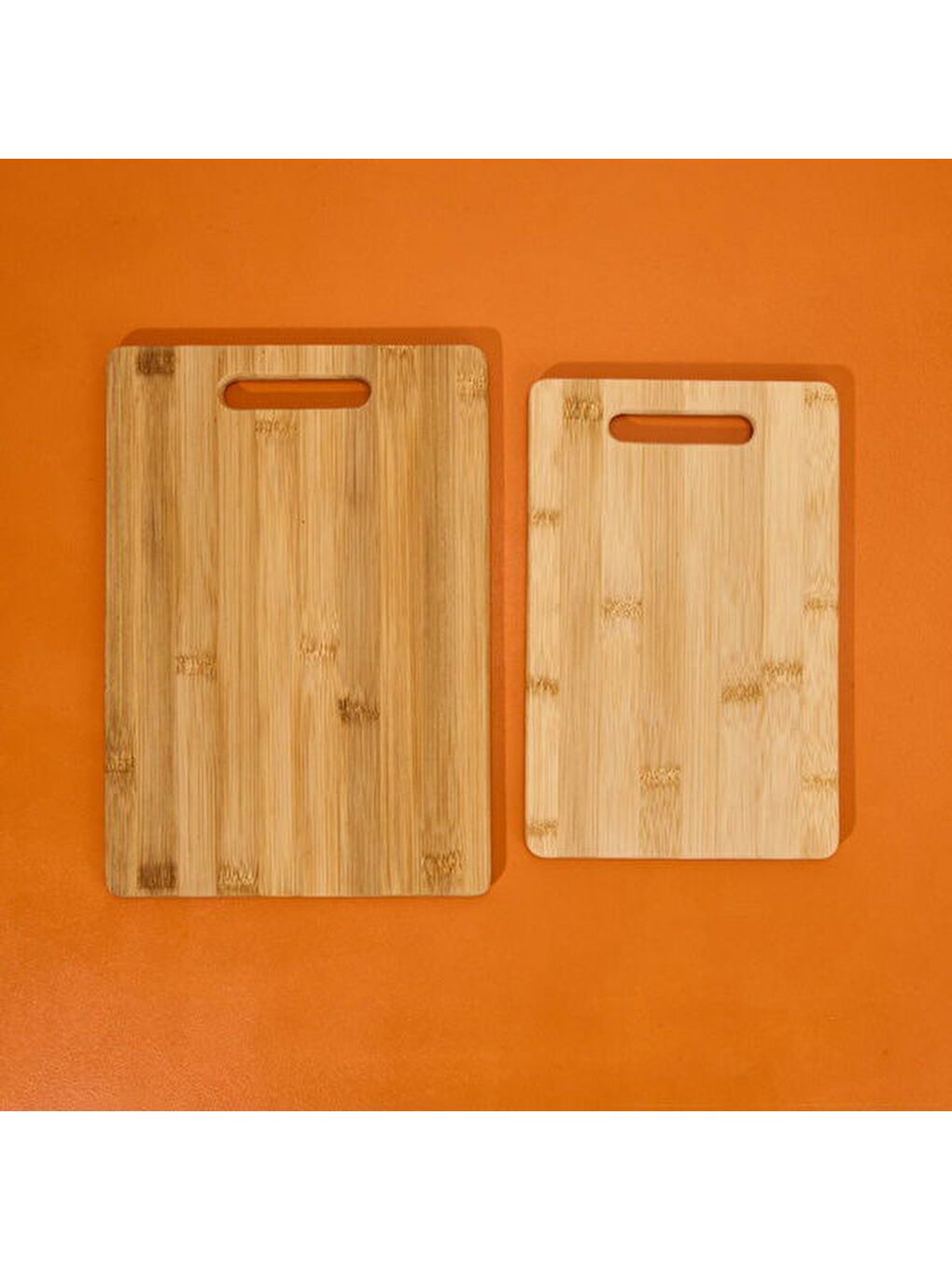 Bambu 2'li Kesim Tahtası - Kahverengi-2