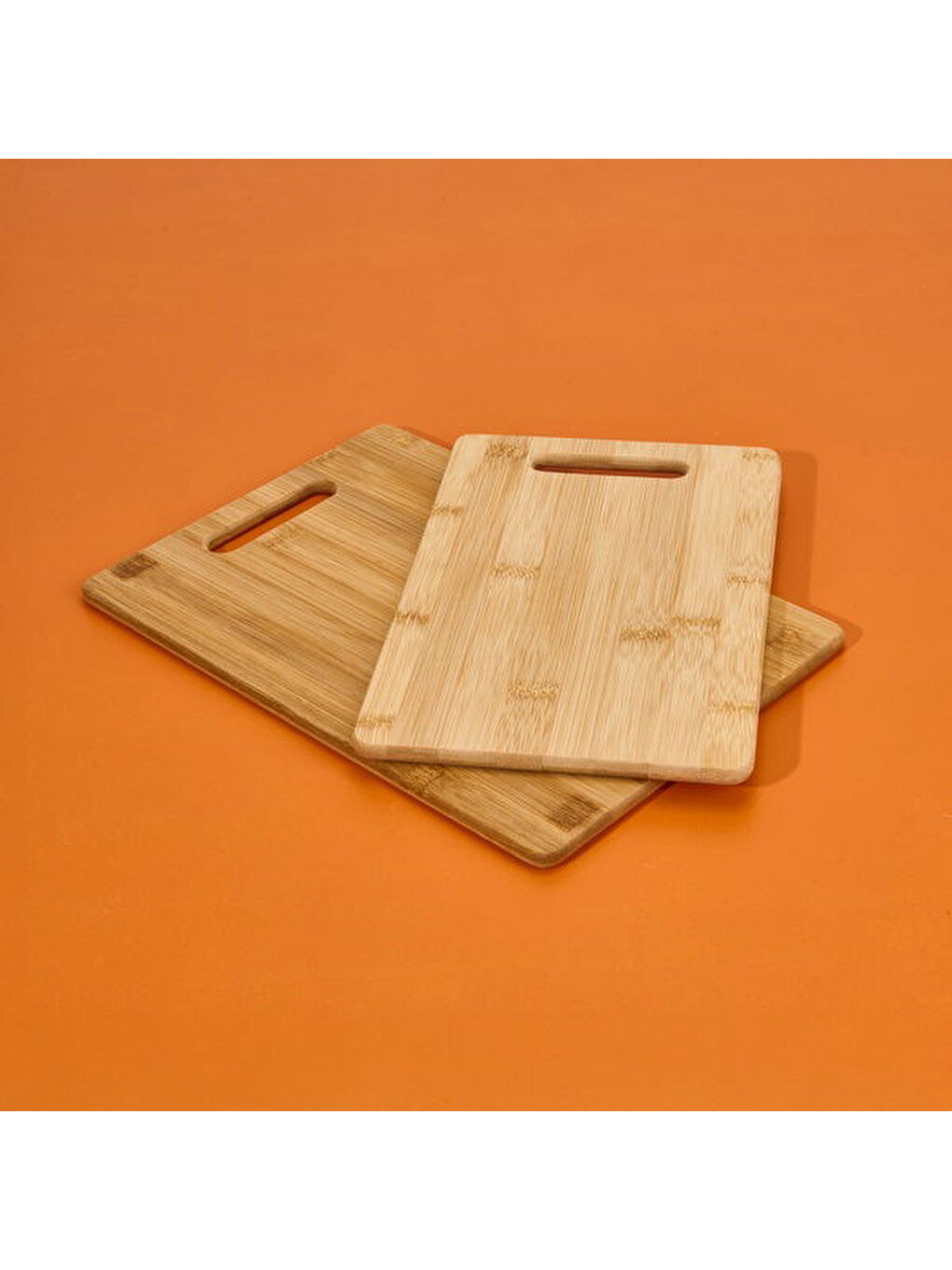 Bambu 2'li Kesim Tahtası - Kahverengi-3