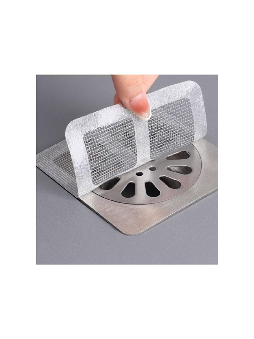 Gri Lavabo Ve Gider Süzgeci 10 Lu GKH-2