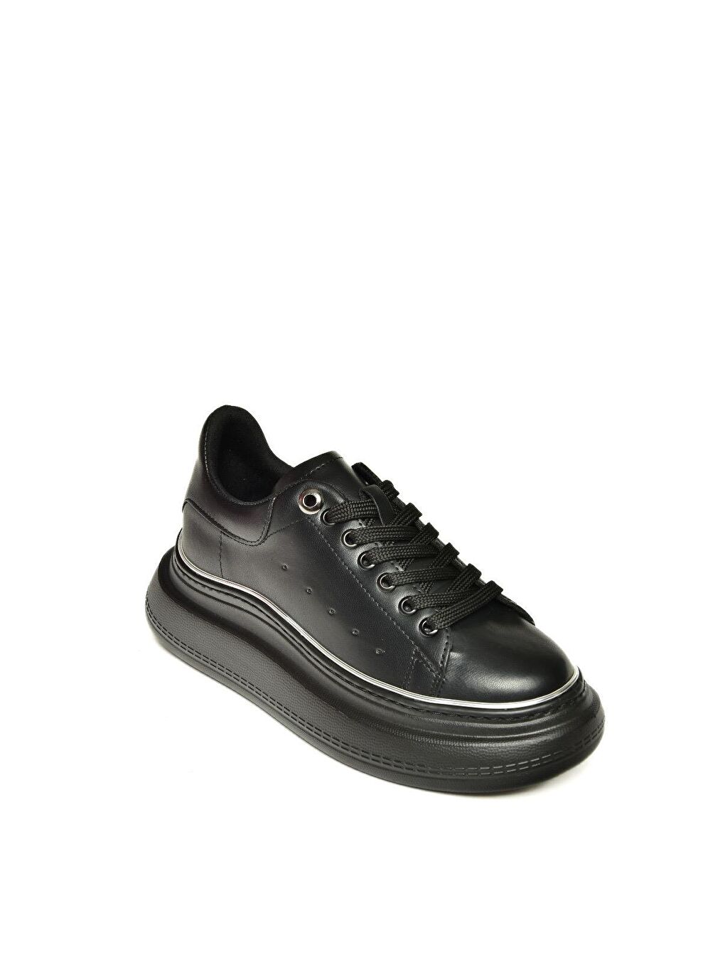 Fox Shoes T8206640 Siyah Kadın Sneakers - 3