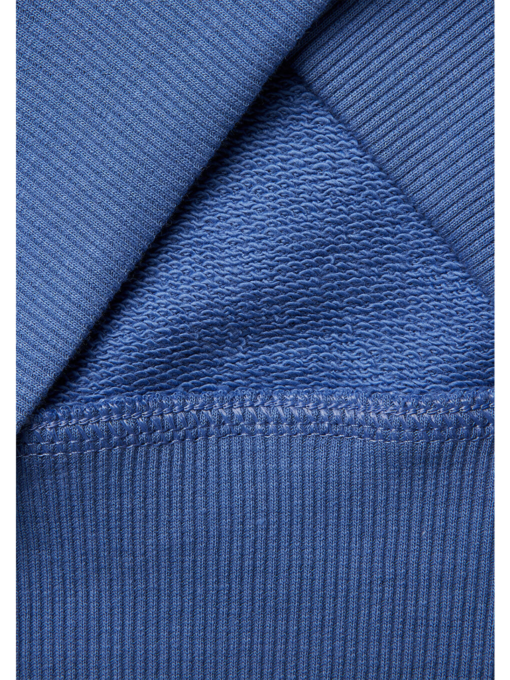 Turkuaz Erkek Çocuk Havacı Mavi Önü Logo Baskılı Kanguru Cepli Kapüşonlu Sweatshirt-2