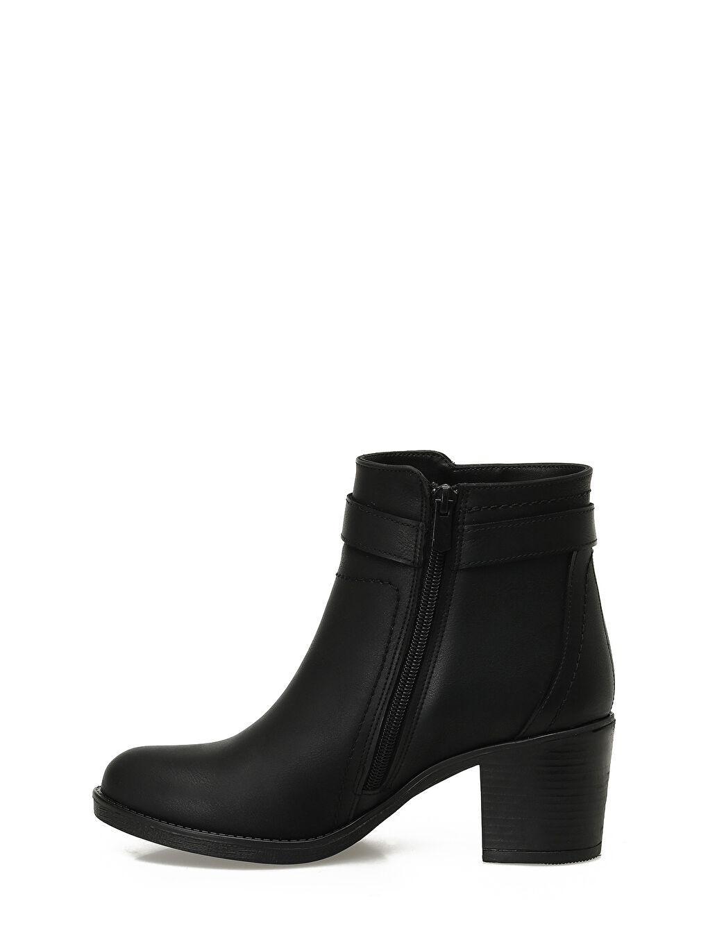 24K-1031 5PR Siyah Kadın Topuklu Bot-2