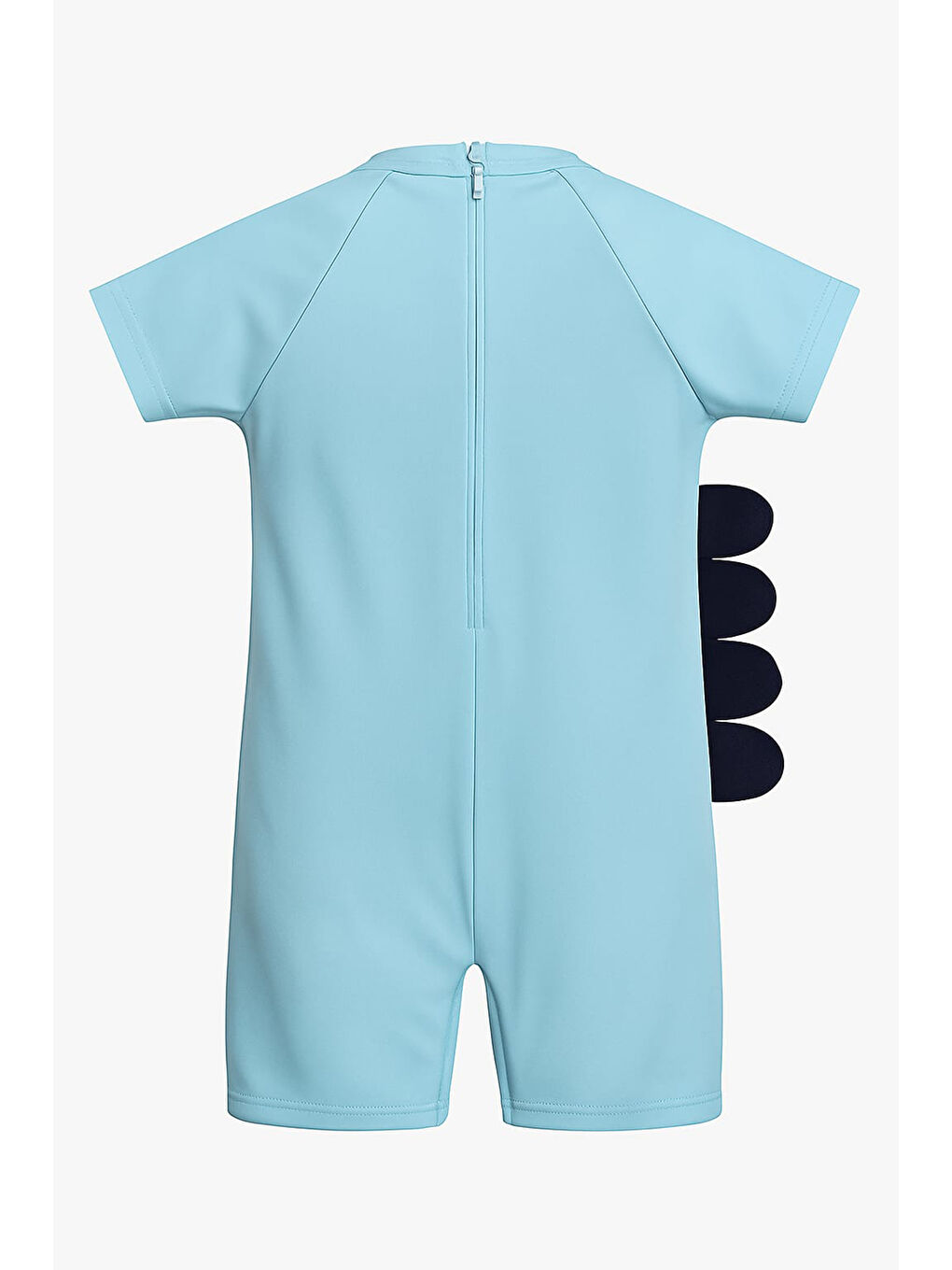 Mavi Boneli Fermuarlı Erkek Çocuk Mayo-1