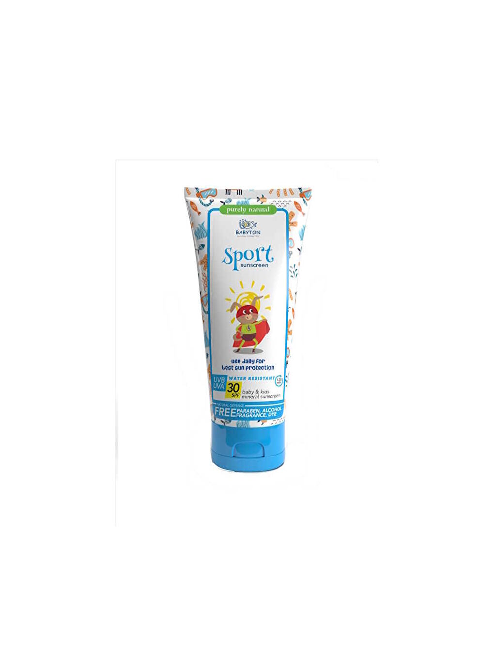 Babyton Sport Bebek ve Çocuklar İçin Mineral Güneş Koruyucu SPF30 100ml