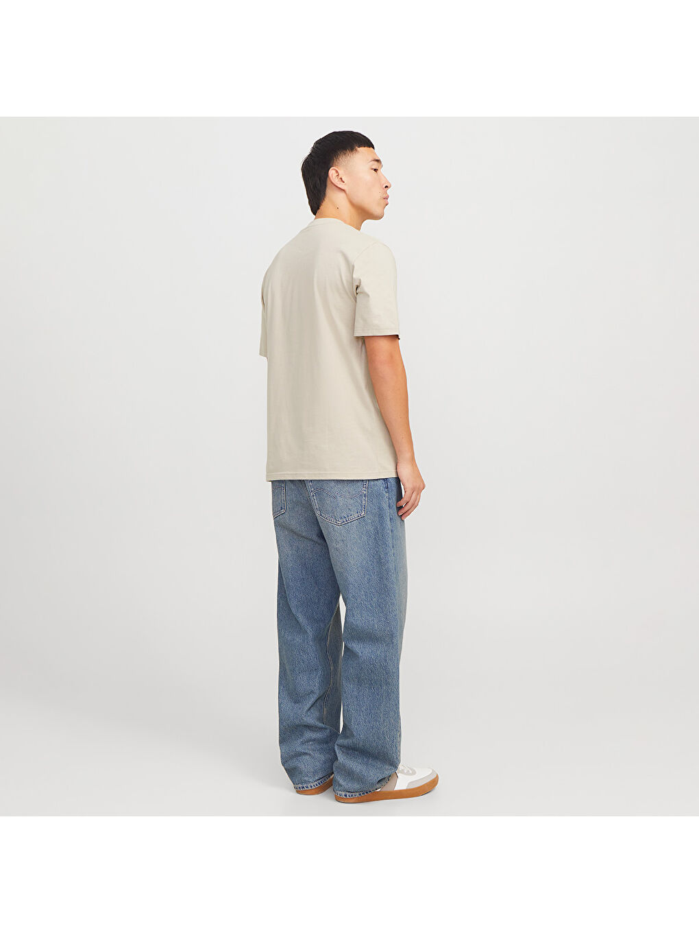 Tarmac Camo Front Crew Neck Erkek Bej Yuvarlak Yaka Spor Tişört-3