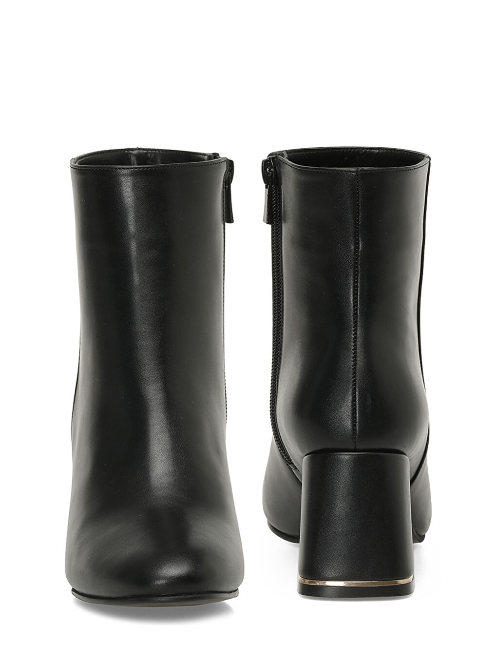 21K-256 5PR Siyah Kadın Topuklu Bot-4