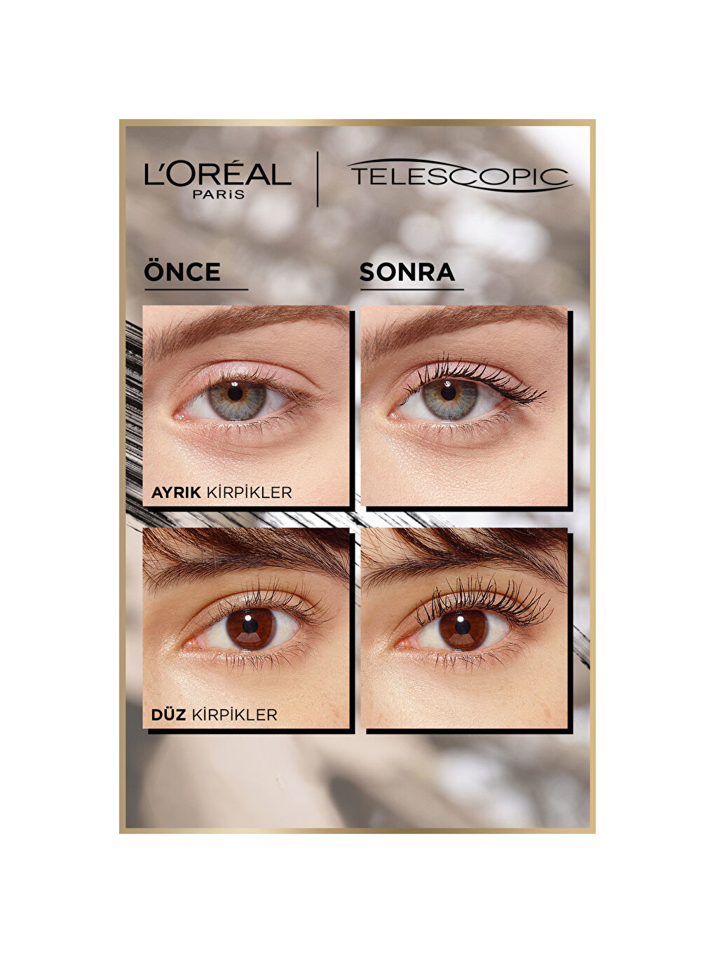 L'Oreal Paris L'Oréal Paris Telescopic Suya Dayanıklı Maskara - Siyah - 2