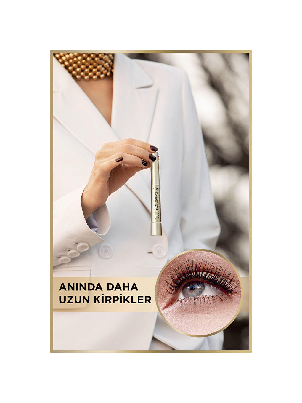 L'Oreal Paris L'Oréal Paris Telescopic Suya Dayanıklı Maskara - Siyah - 5