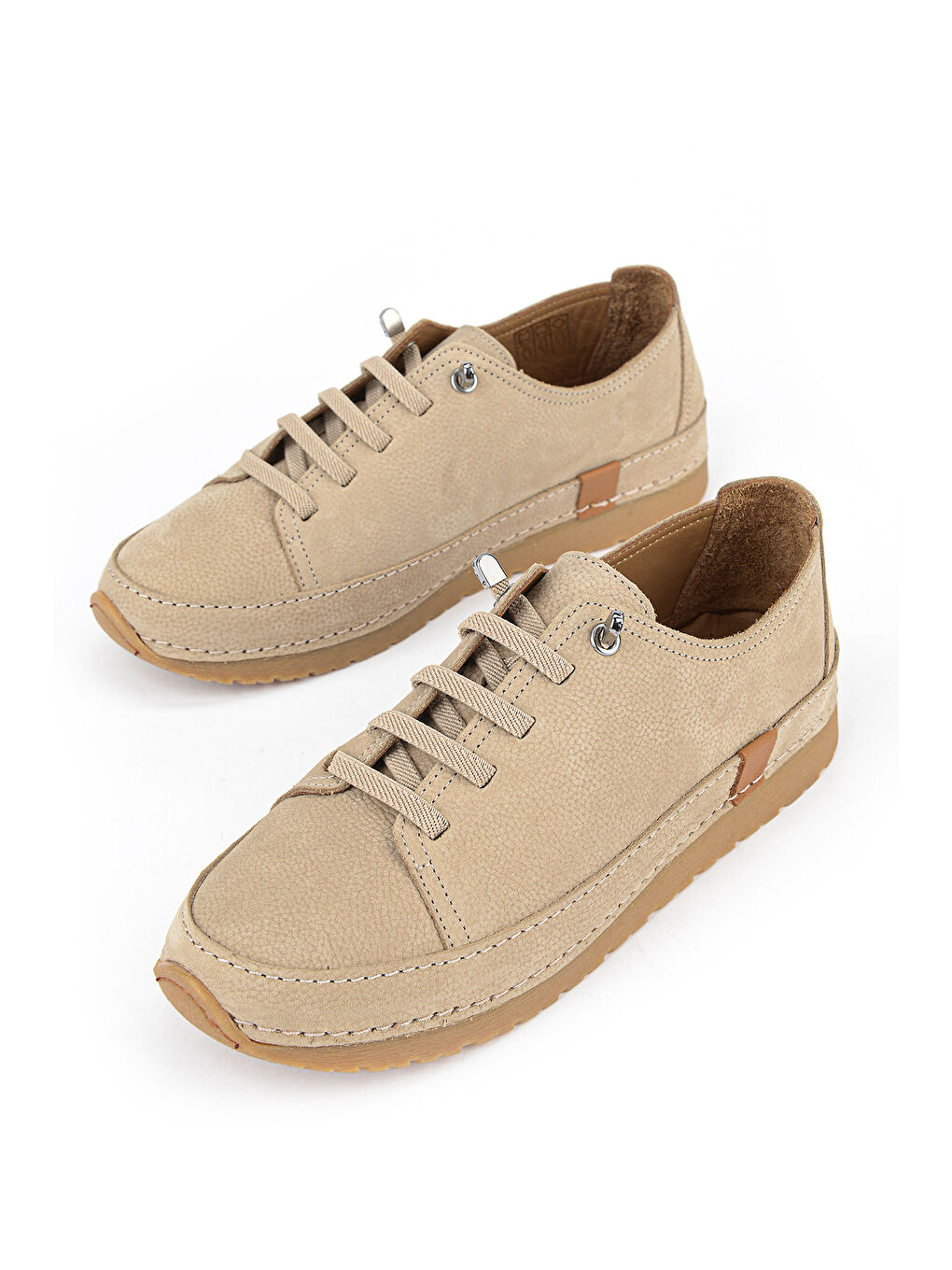 Kadın Hakiki Deri Konfor Ayakkabı 1611061ZRC1 Bej-4