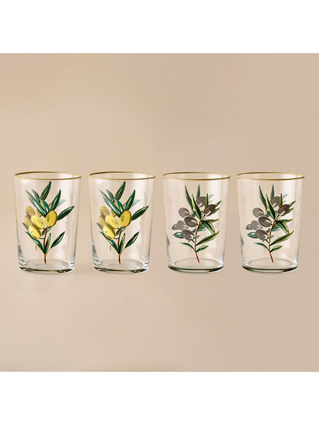 Karışık Olive Meşrubat Bardağı 4'lü (510 cc)