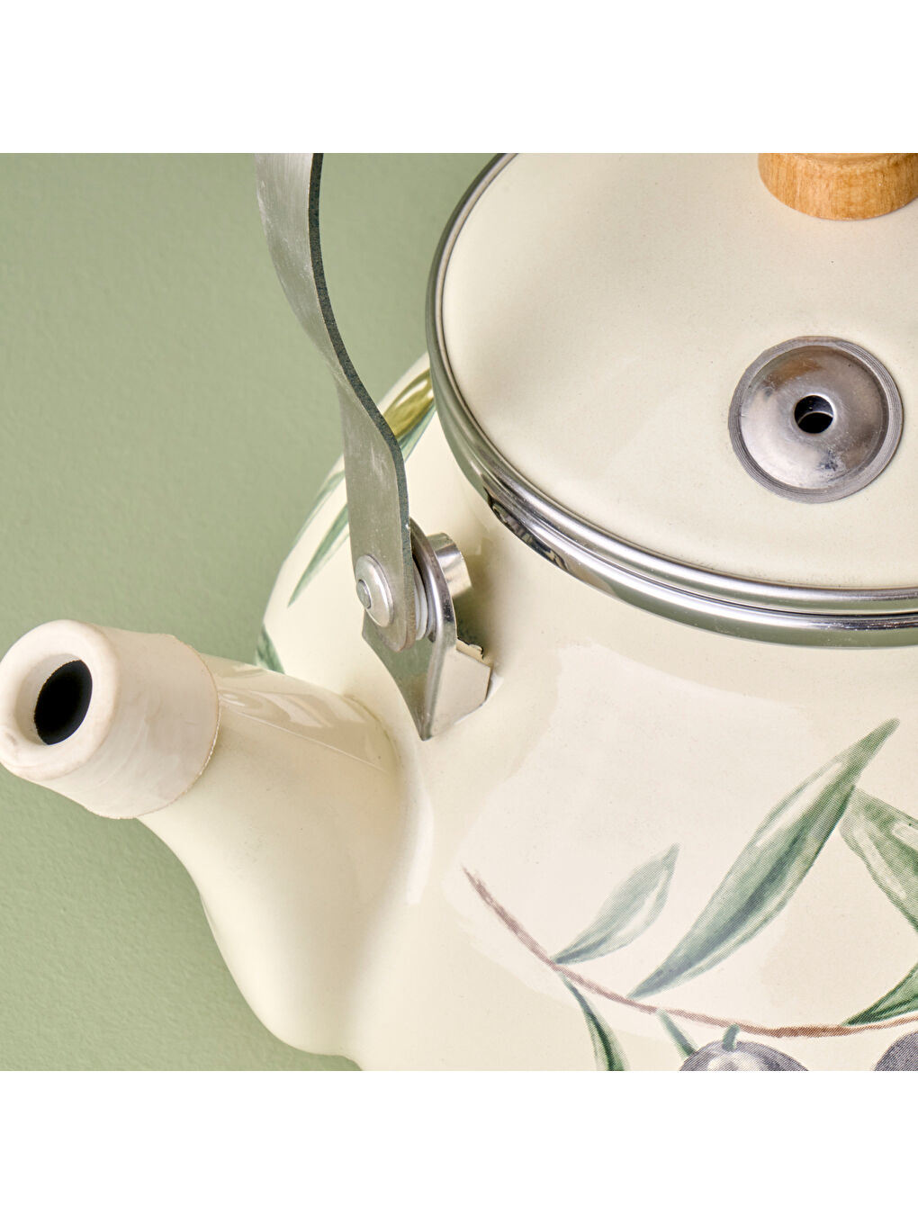 Karışık Olive Emaye Demlik (2 lt)-1