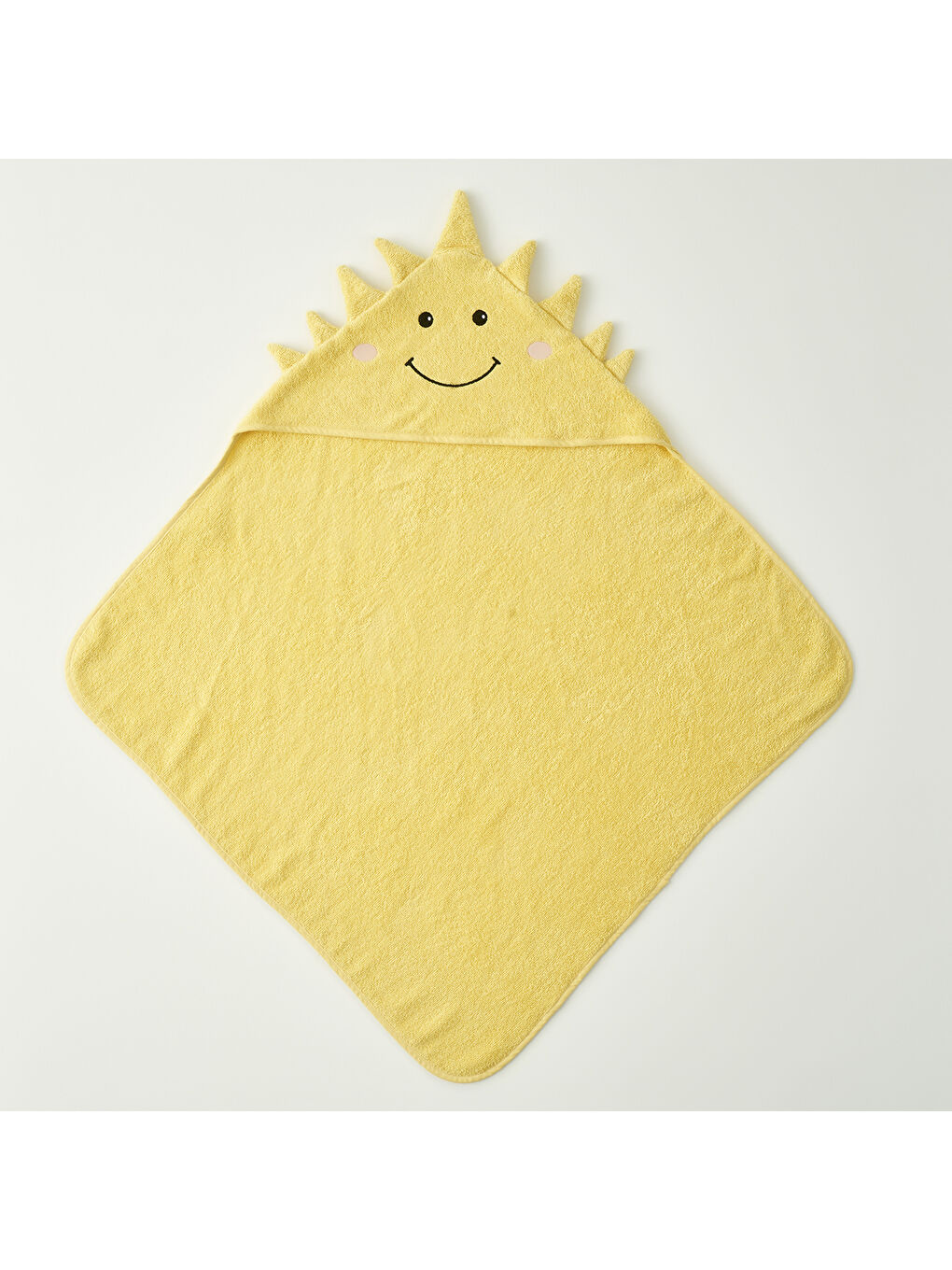 %100 Pamuk Sunshine Kundak Havlu Sarı (75x75 cm)