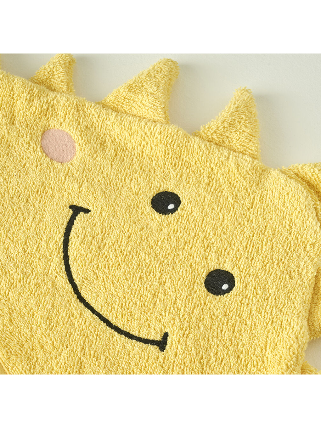 %100 Pamuk Sunshine Kundak Havlu Sarı (75x75 cm)-1