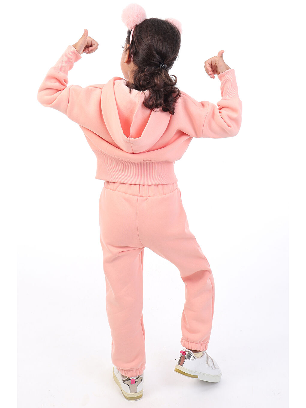 Pembe Kız Çocuk Eşofman Takım-1