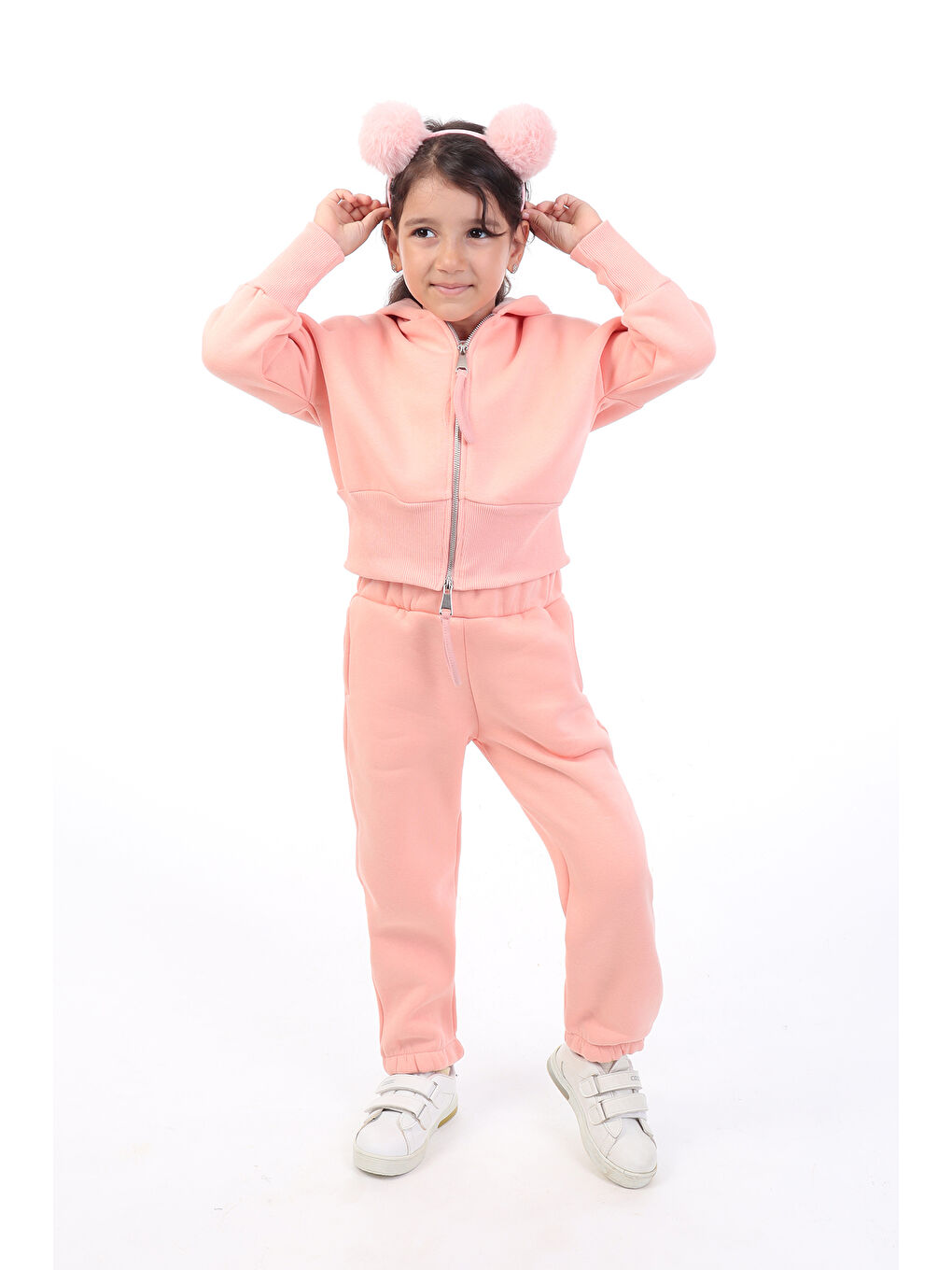 Pembe Kız Çocuk Eşofman Takım-2