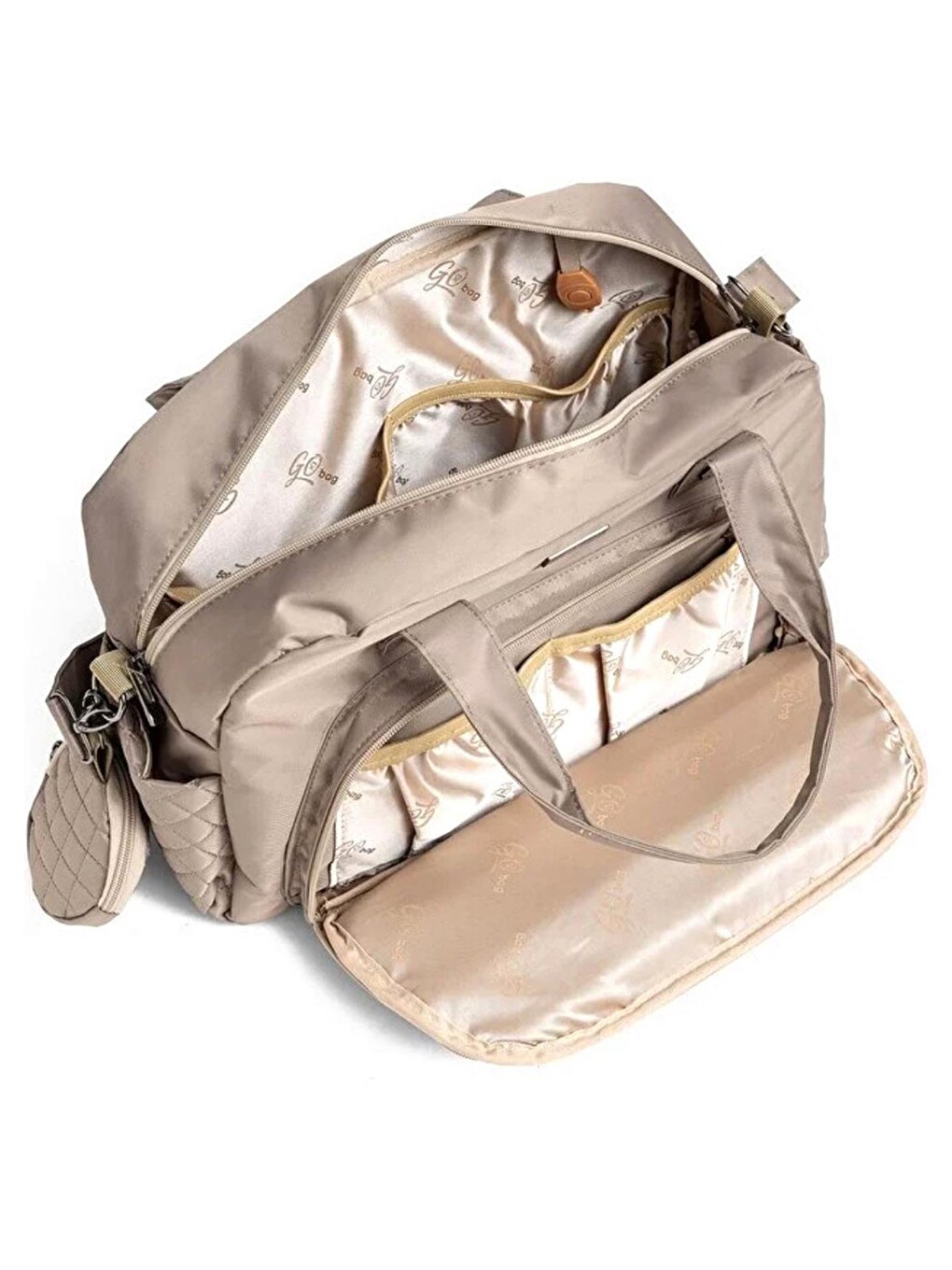 Go Bag Olivia Anne Bebek Bakım Çantası - Bej-1