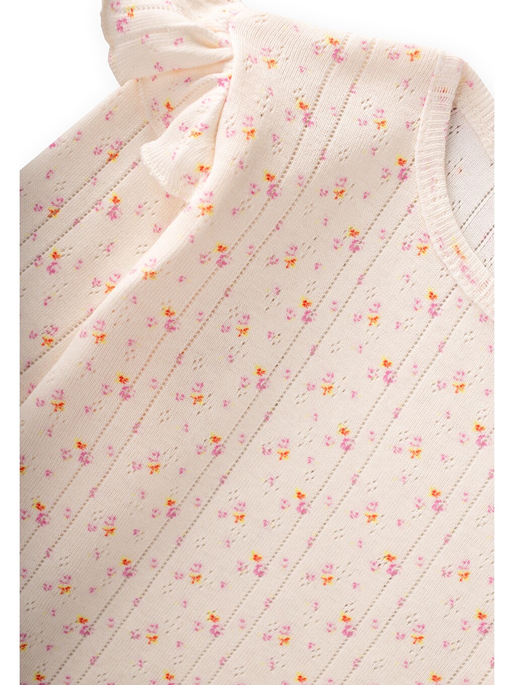 Bej Desenli Klimalı Pijama Takım 2-8 Yaş Kum-2