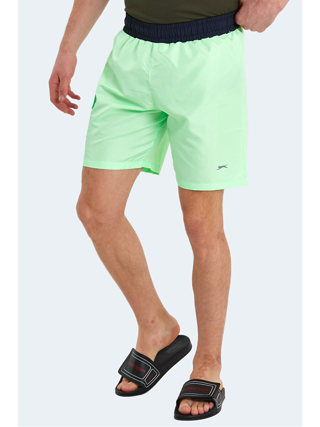 RASMUS Erkek Deniz Şortu Yeşil-5
