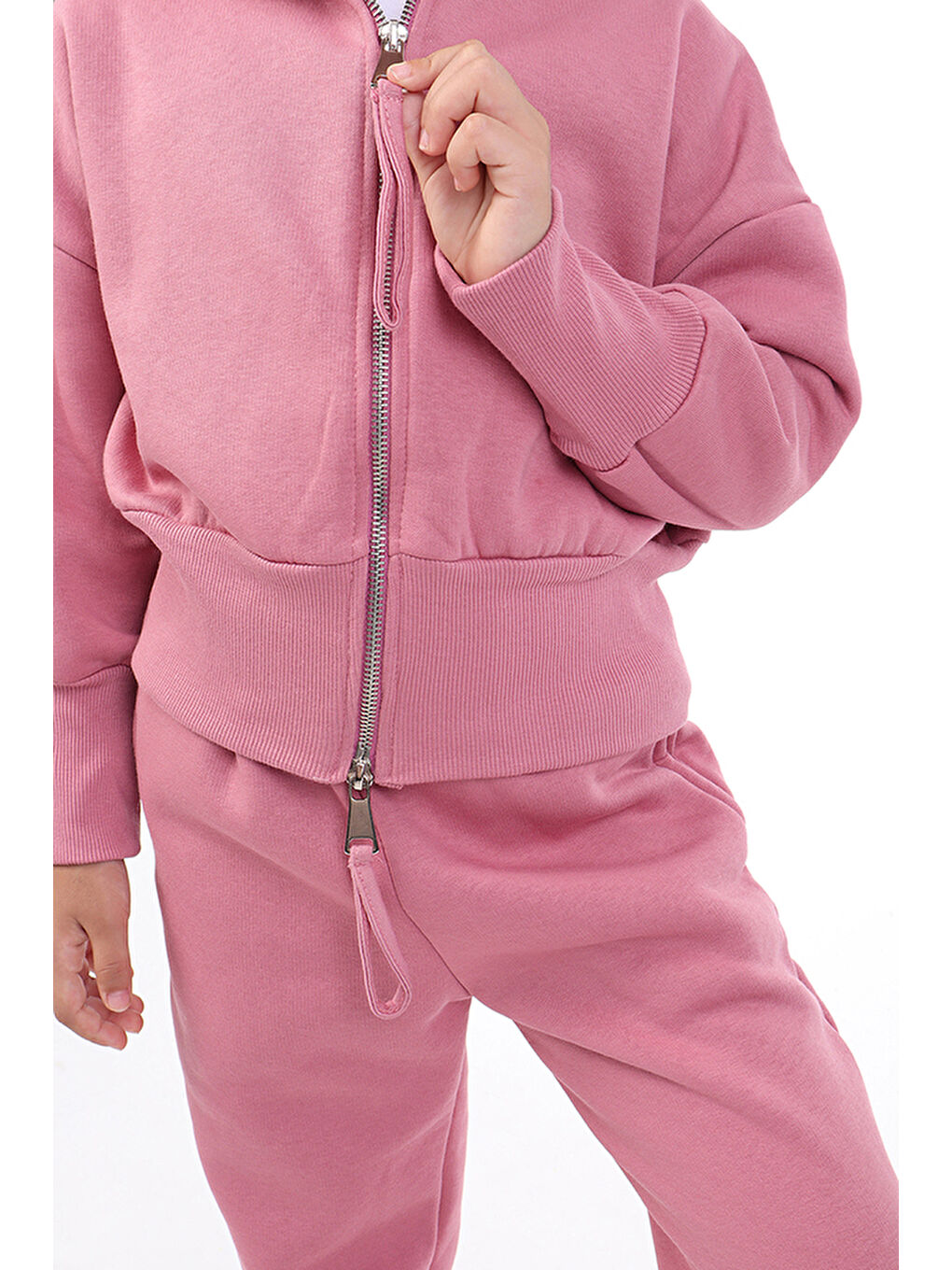 Pembe Kız Çocuk Eşofman Takım-1