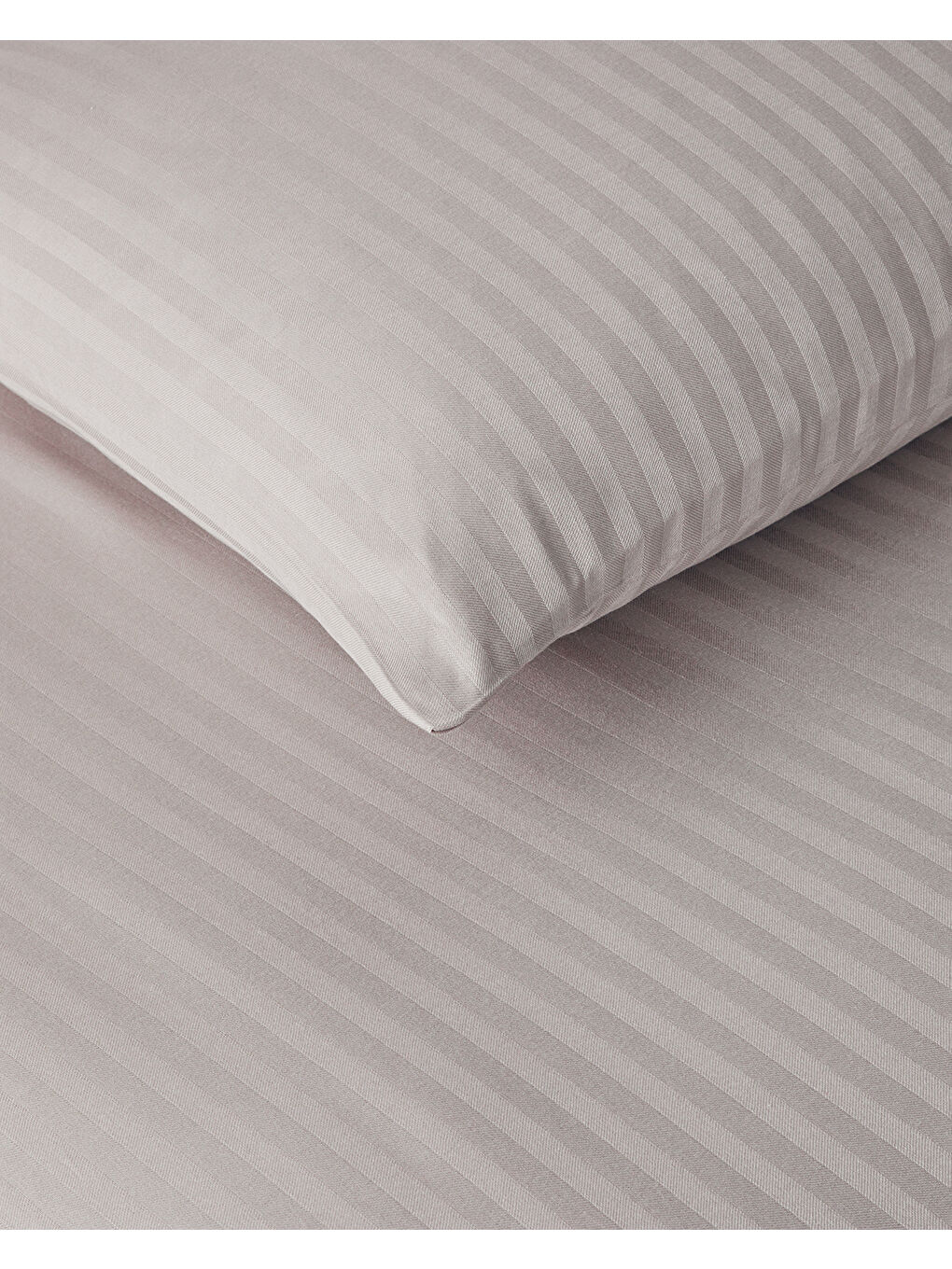 Pembe Crystal İpeksi Twill King Size Nevresim Takımı 240x220 cm Gül Kurusu-3